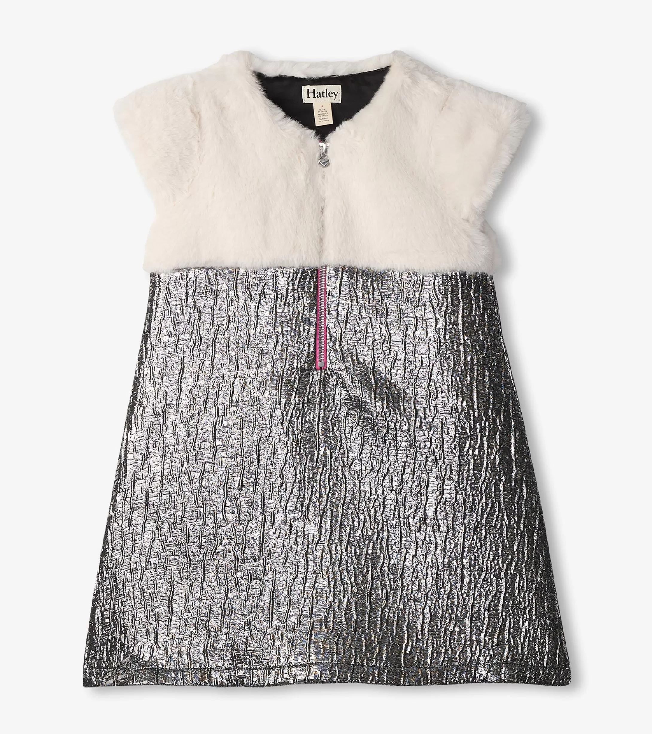 Hatley Girls Faux Fur Jacquard Dress Online