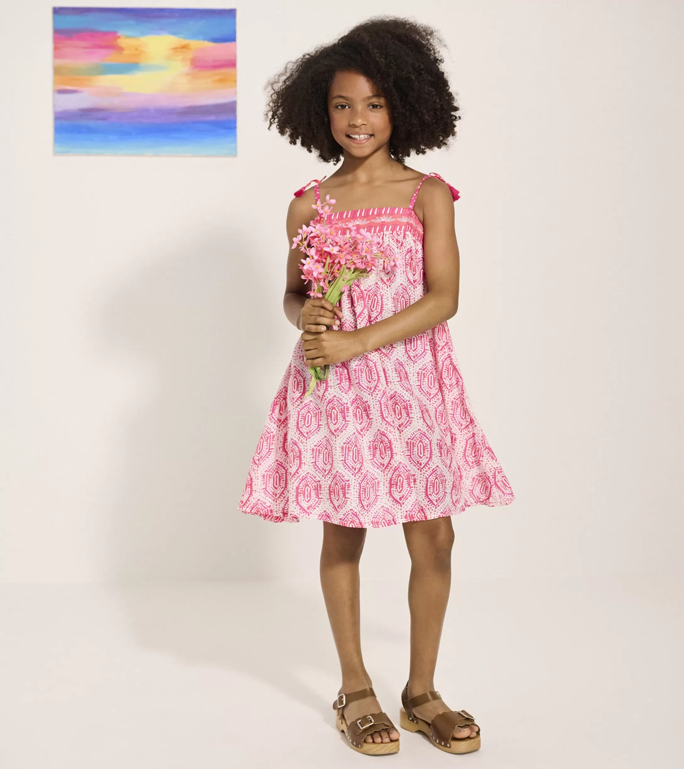 Hatley Girls Geo Mosaic Dress Flash Sale