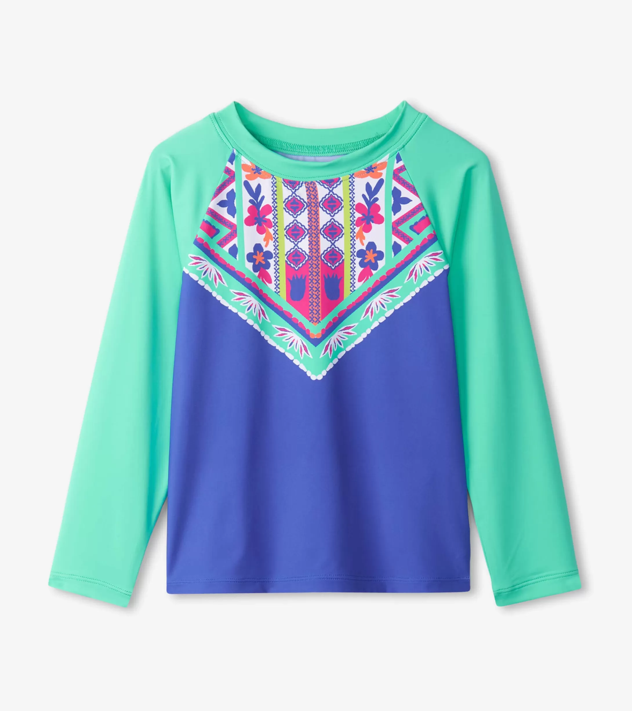 Hatley Girls Kaleidoscope Long Sleeve Rashguard Clearance