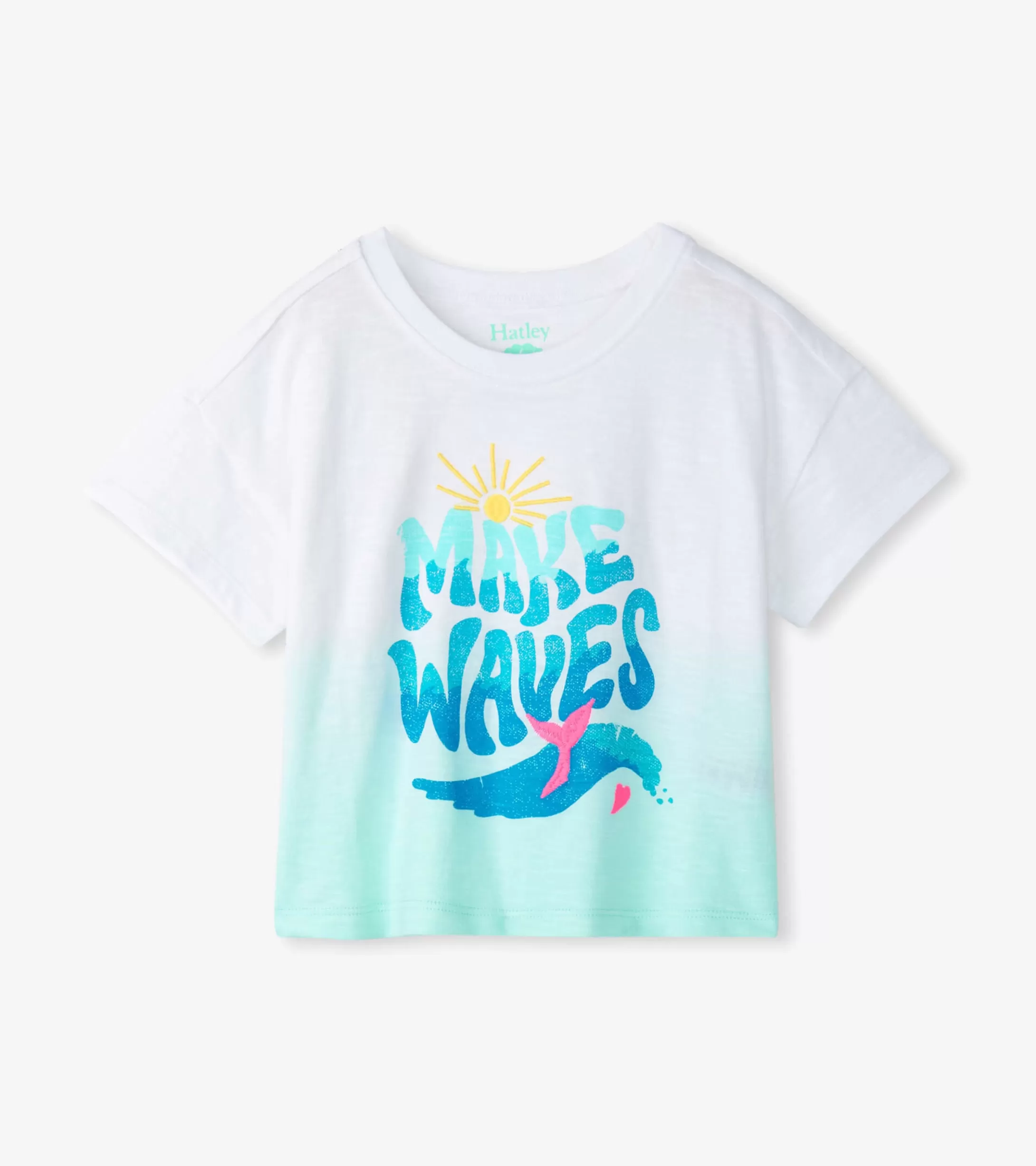 Hatley Girls Making Waves Boxy T-Shirt Cheap