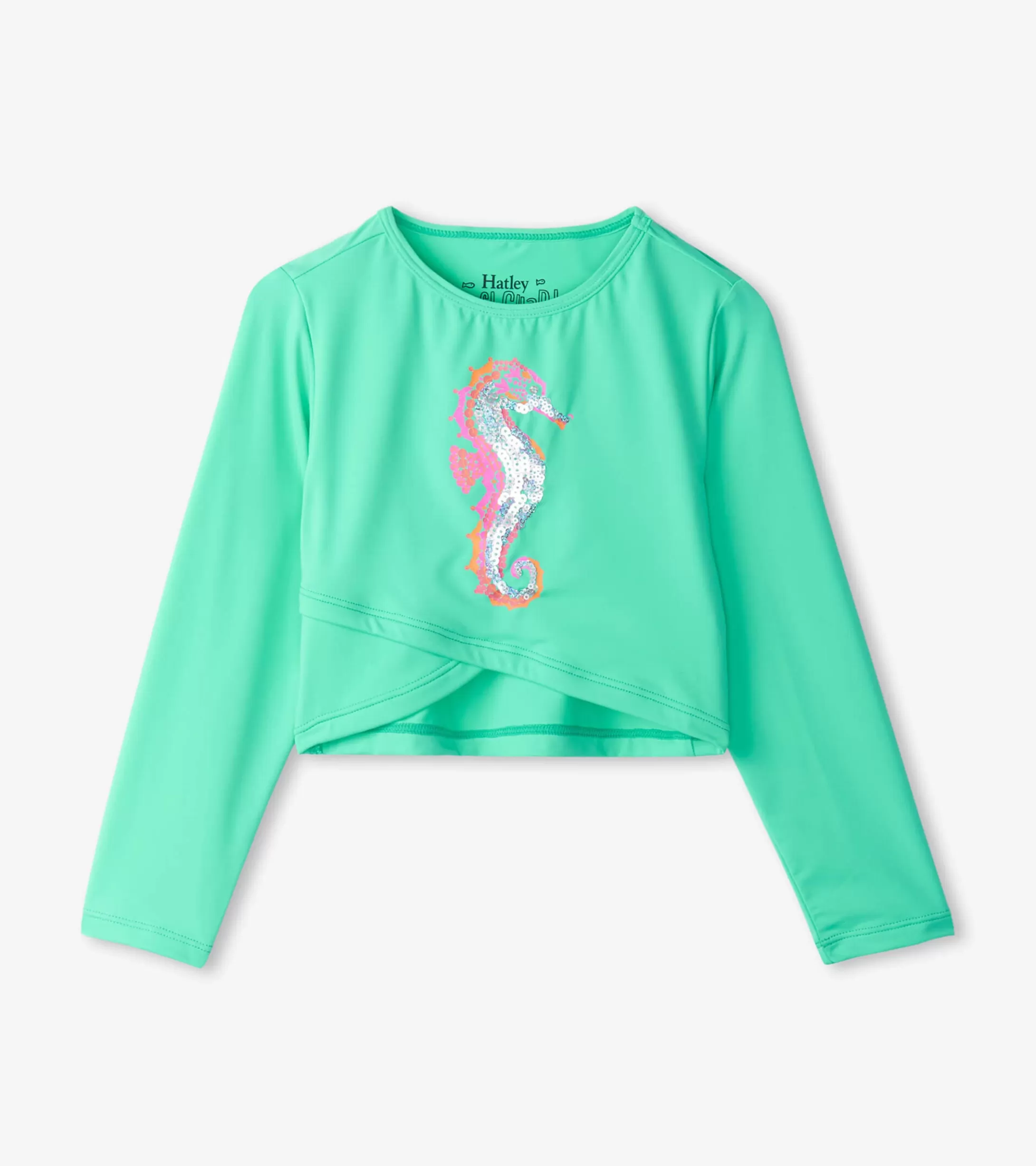 Hatley Girls Painted Sea Horse Cross Over Cover-Up Fashion