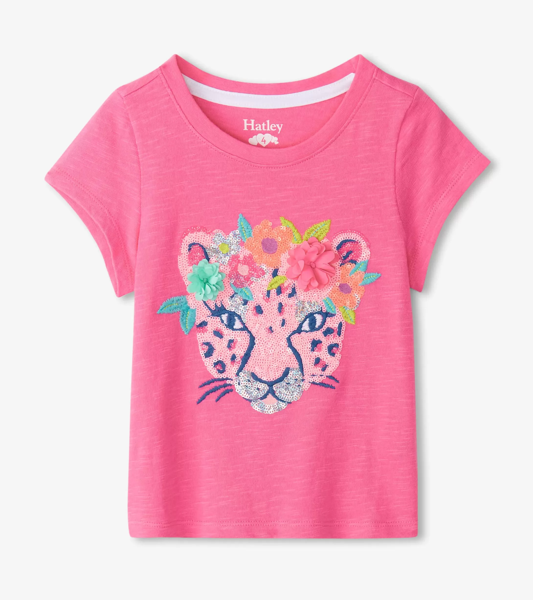 Hatley Girls Pretty Cheetah Graphic Tee Best