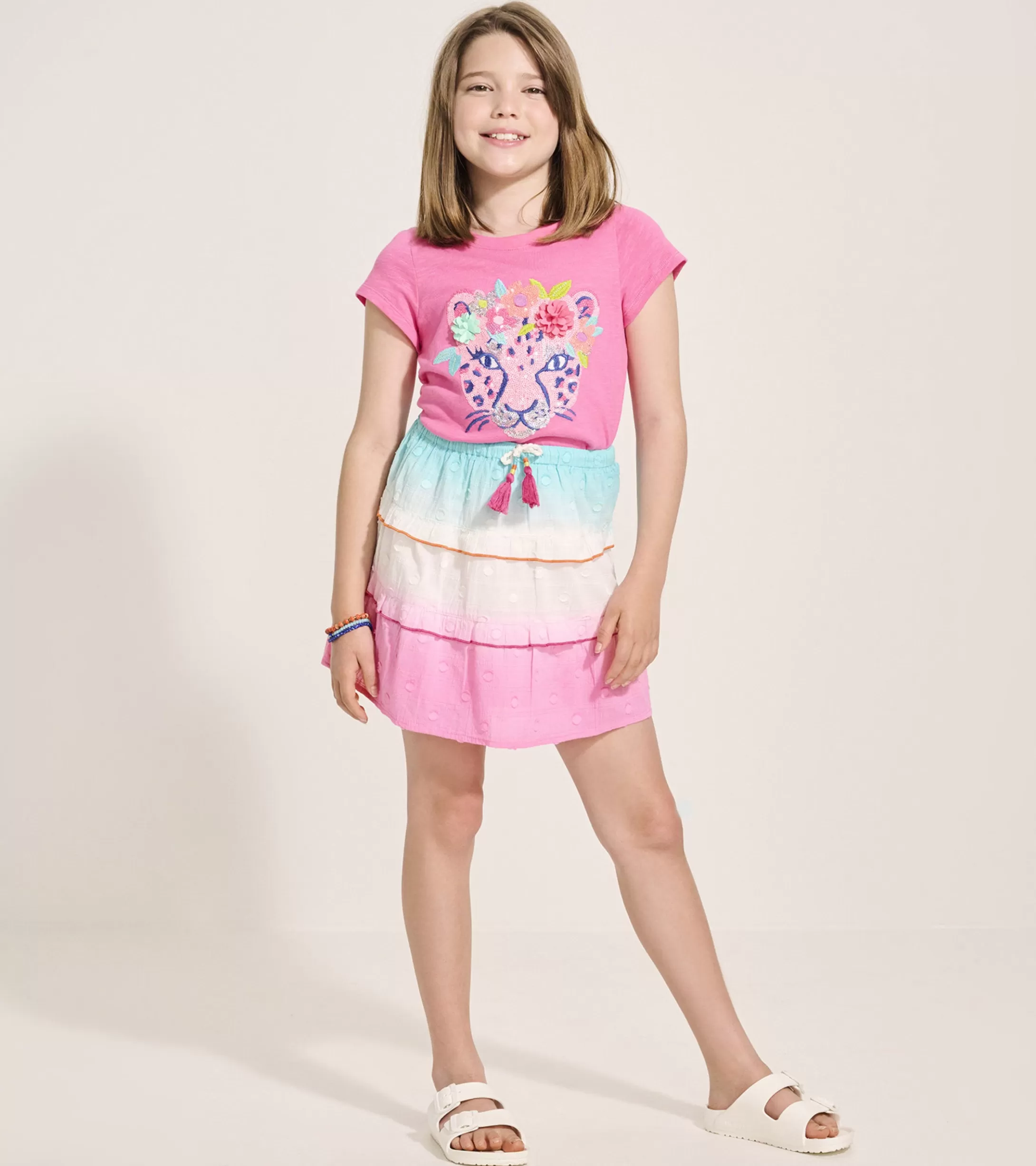 Hatley Girls Pretty Cheetah Graphic Tee Best