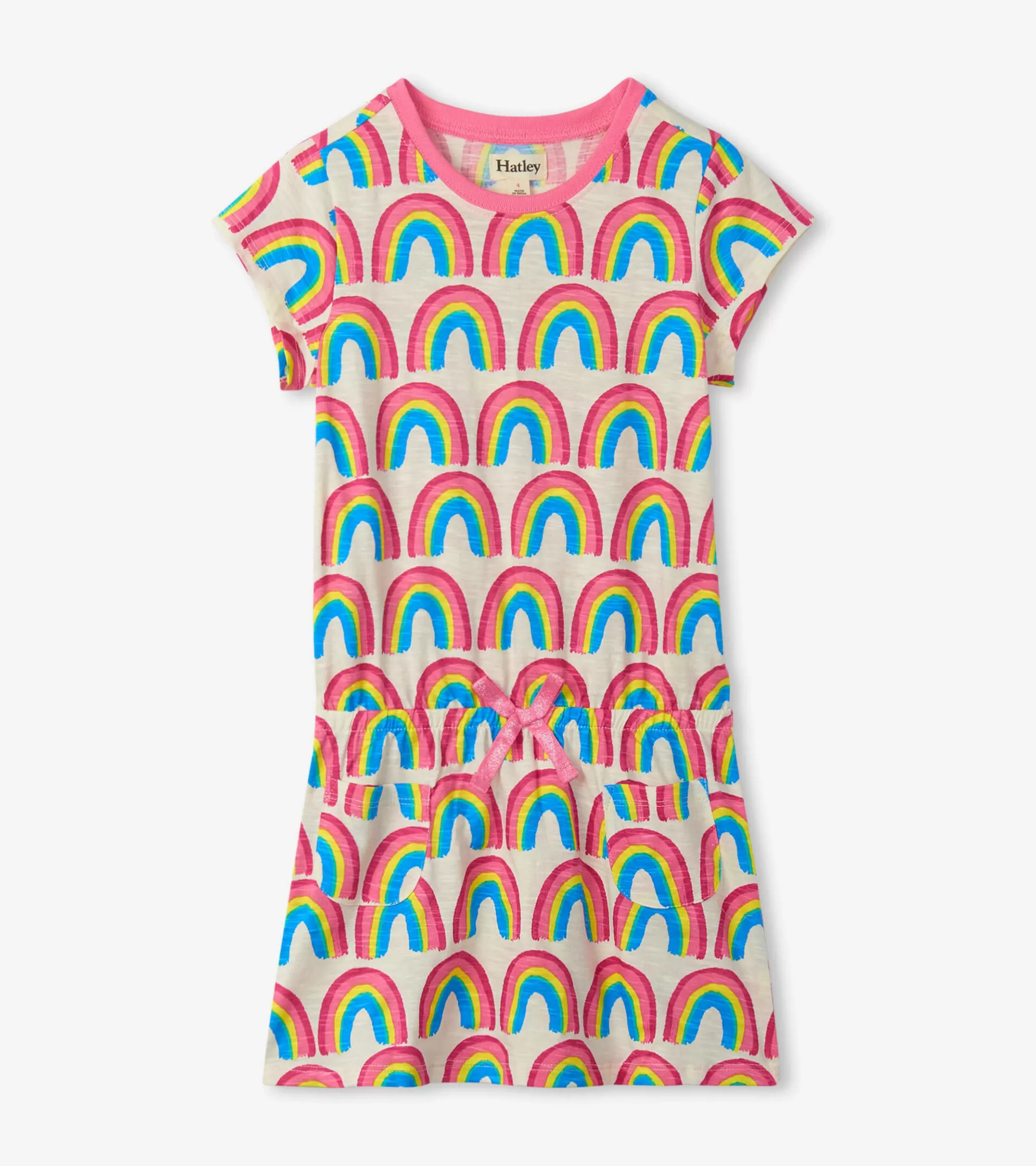 Hatley Girls Pretty Rainbows Drop Waist Dress Best