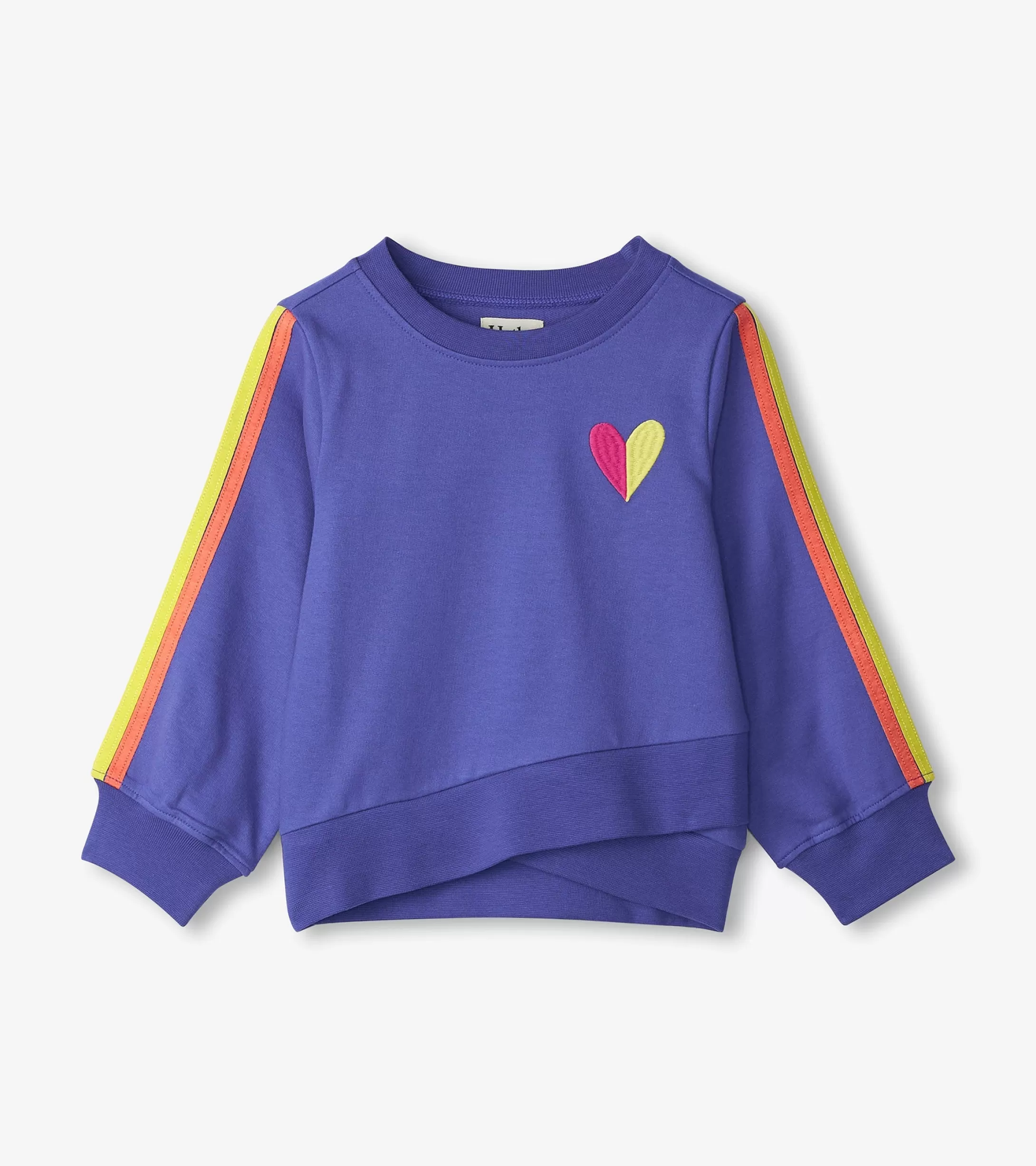 Hatley Girls Rainbow Crossover Sweater Hot