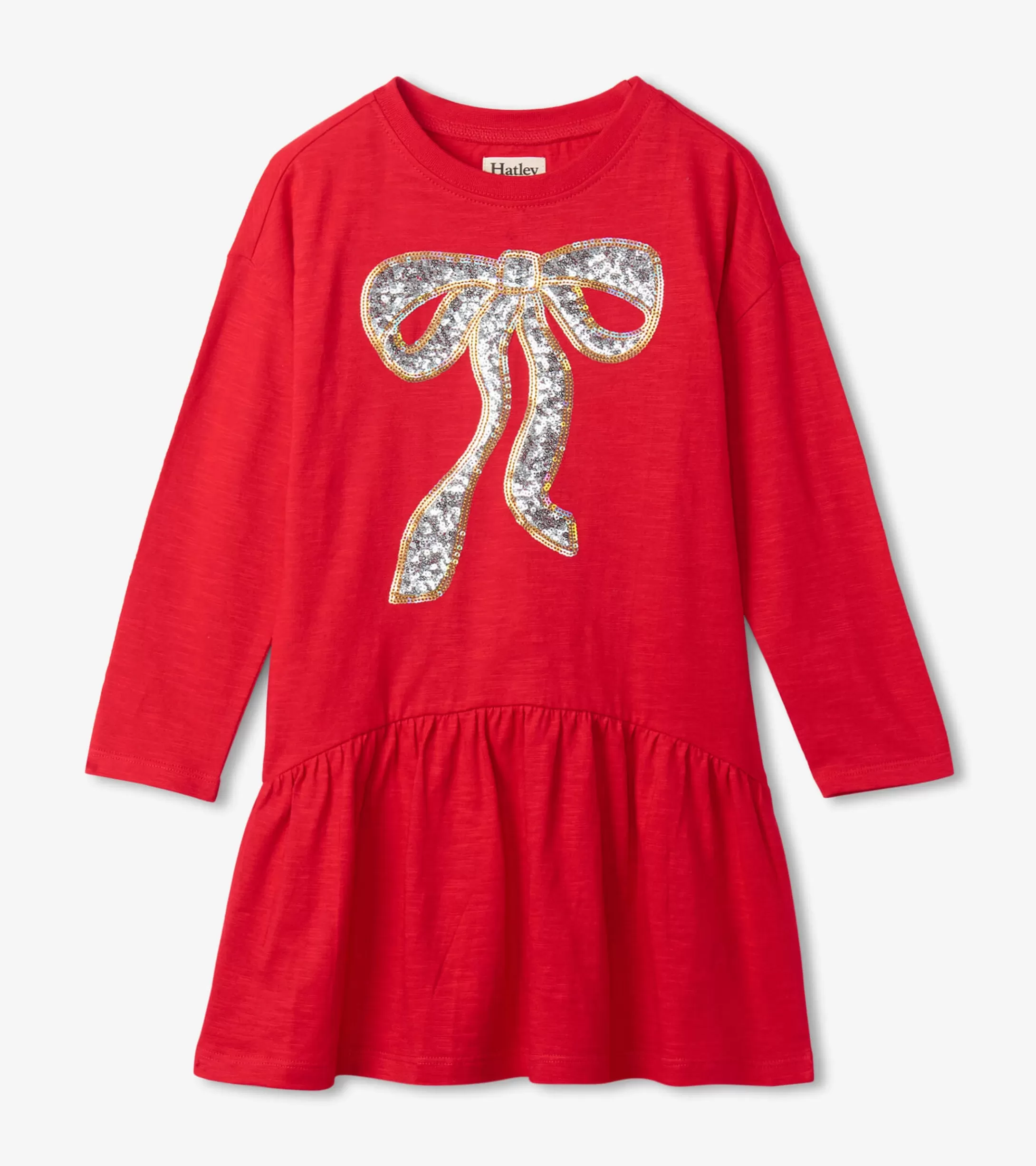 Hatley Girls Red Holiday Bow Party Dress Online