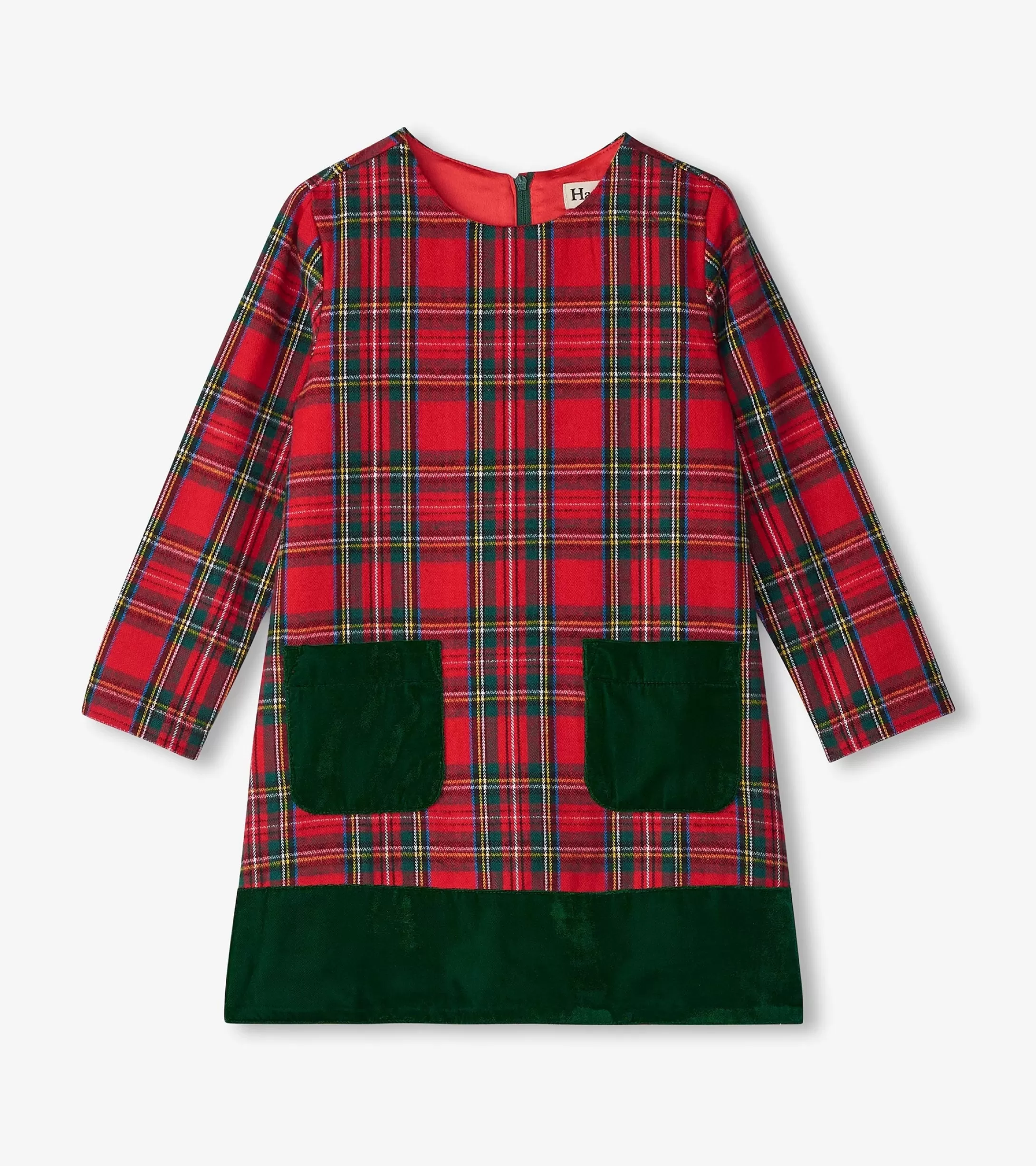 Hatley Girls Red Plaid A-Line Dress Online