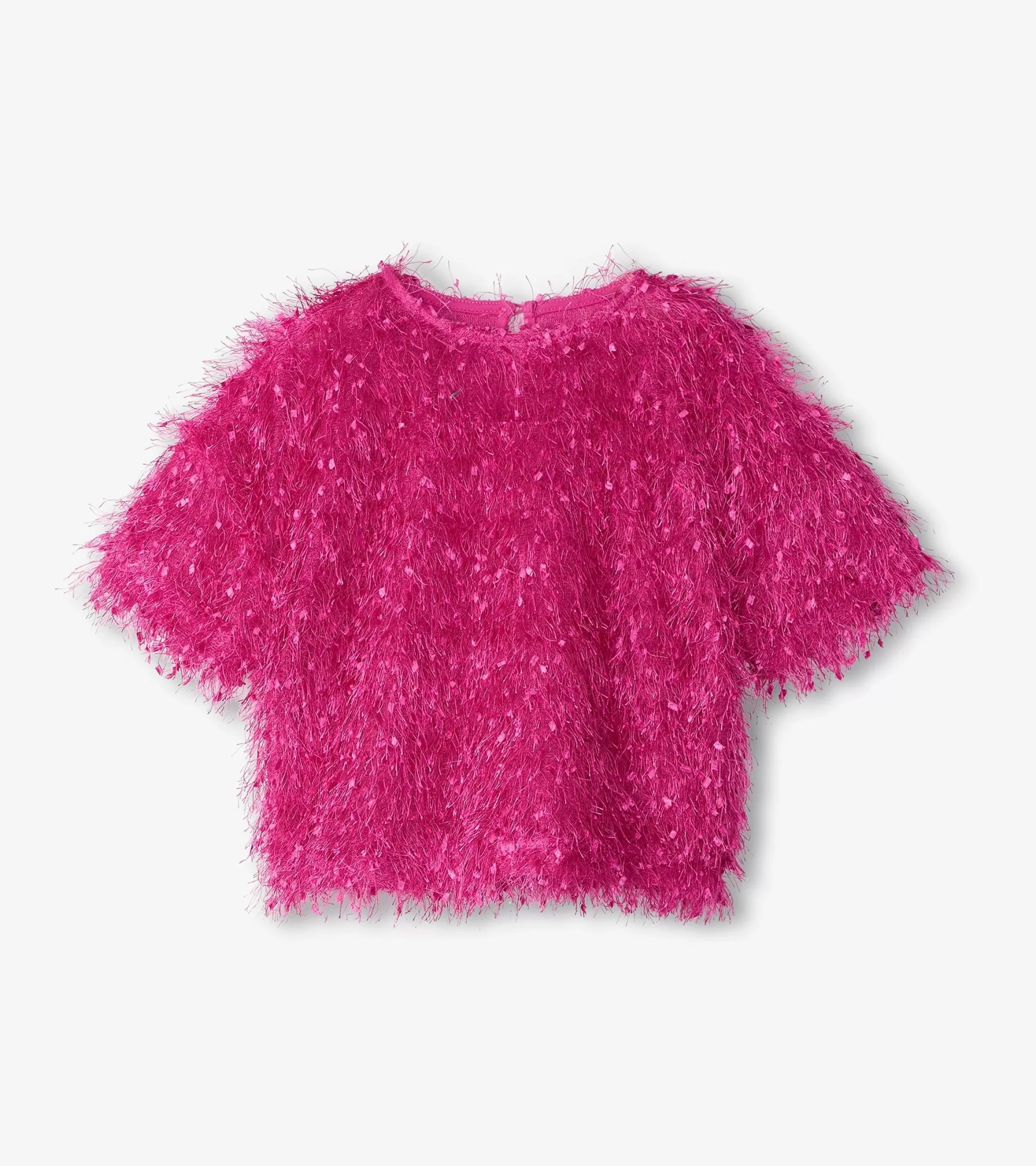 Hatley Girls Rose Violet Fluffy Knit Sweater Best