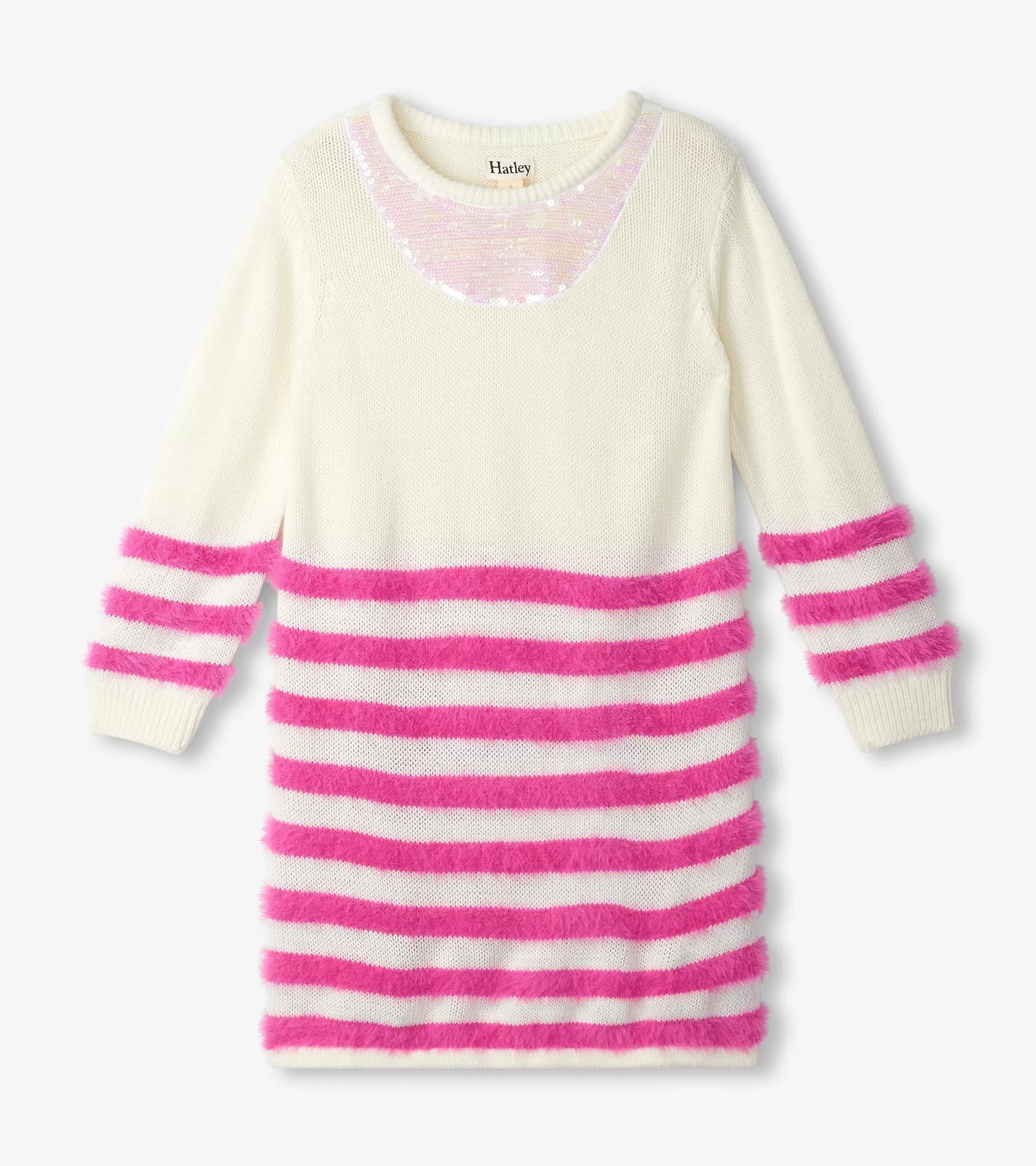 Hatley Girls Rose Violet Sweater Dress Hot