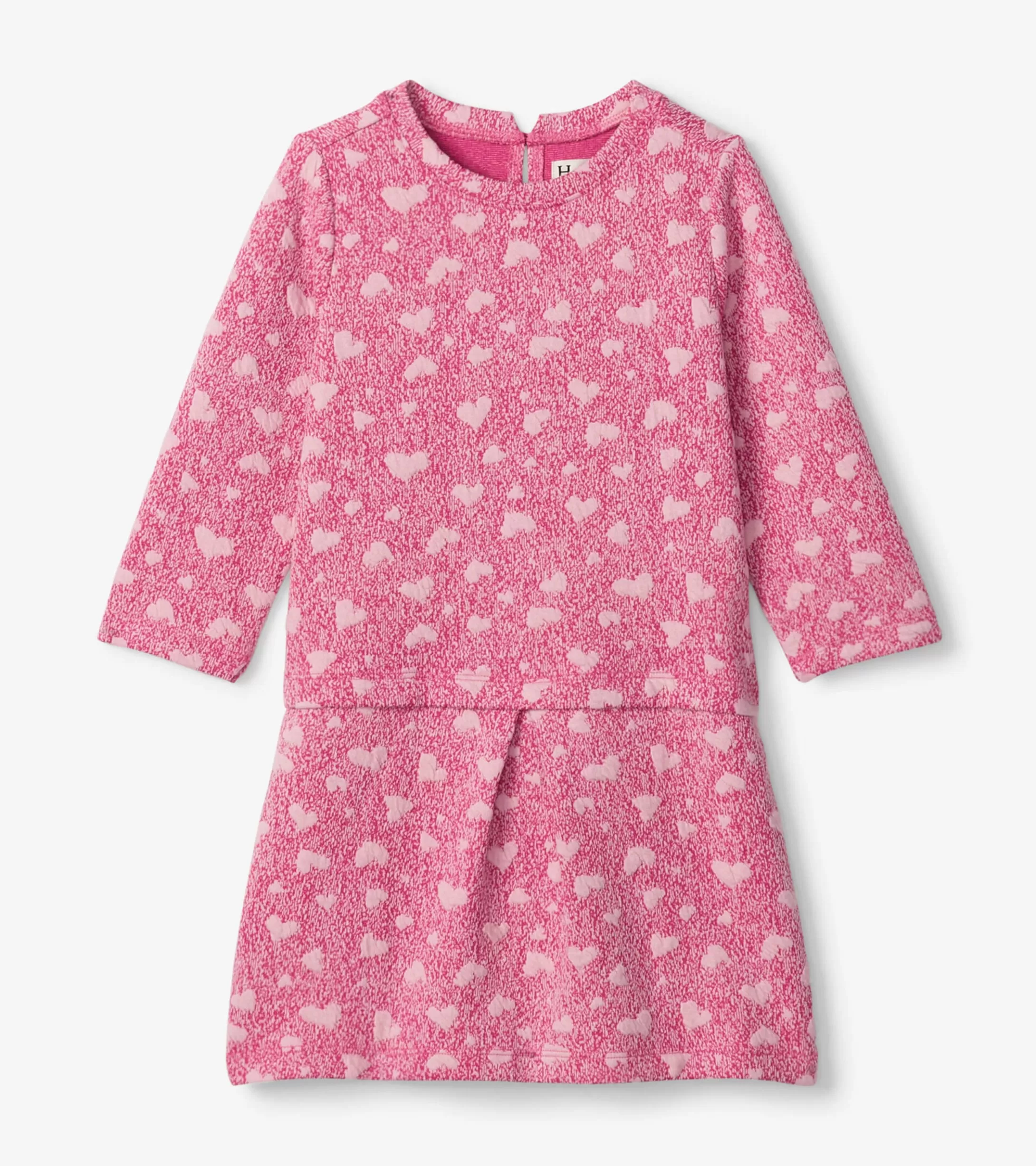 Hatley Girls Scattered Hearts Shift Dress New