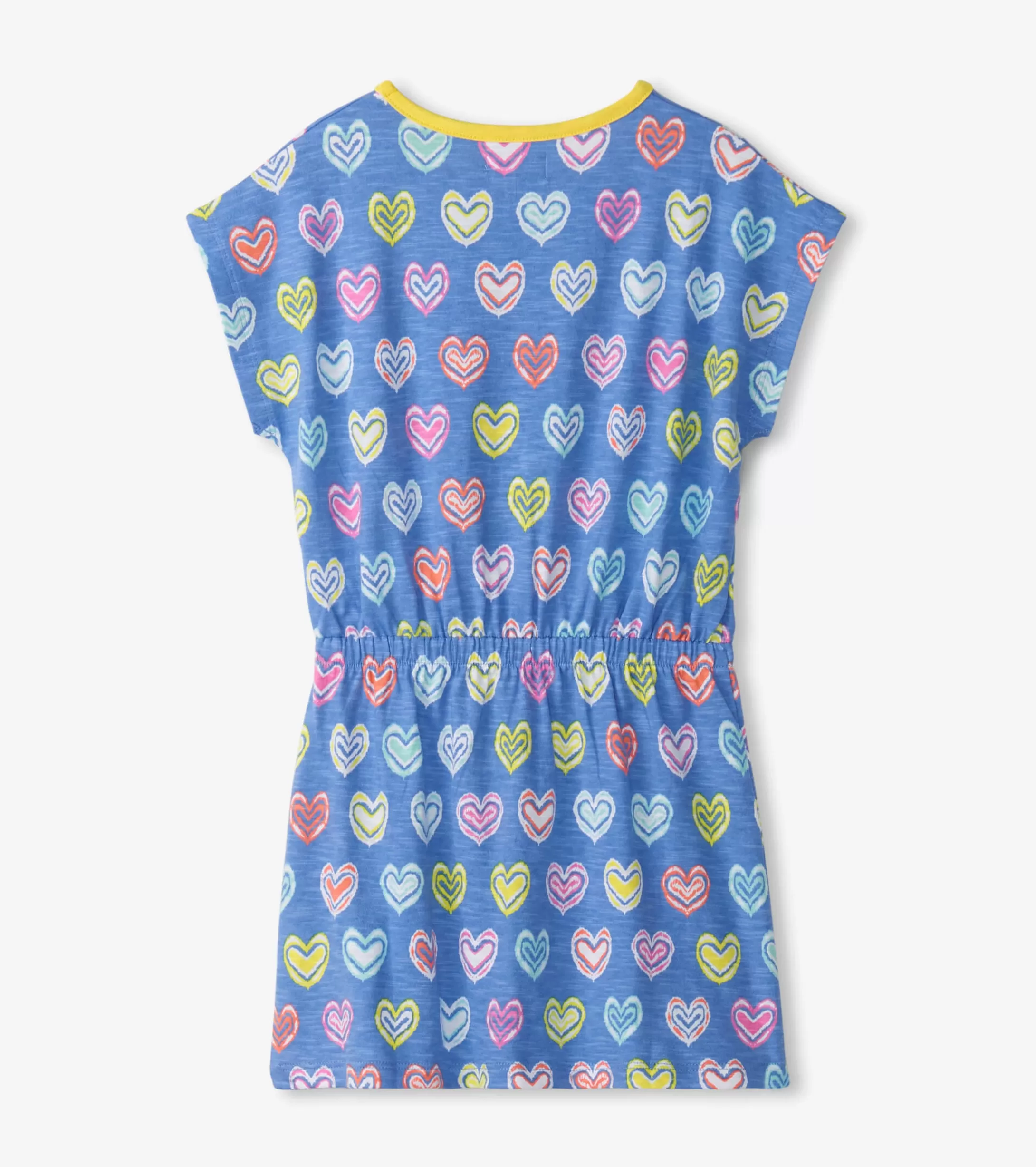 Hatley Girls Shibori Hearts Relaxed Dress Best