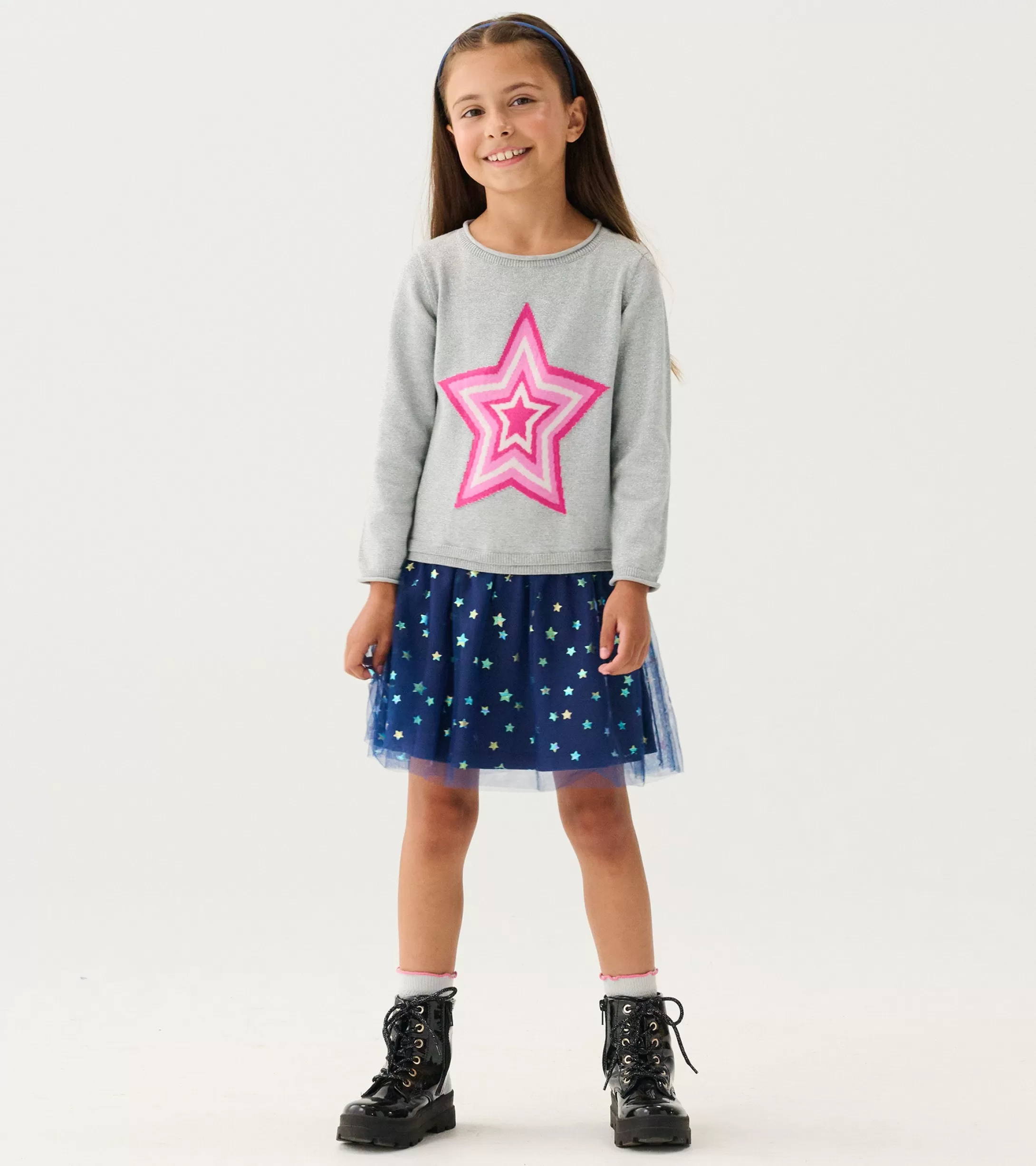 Hatley Girls Star Girl Sweater Dress Cheap