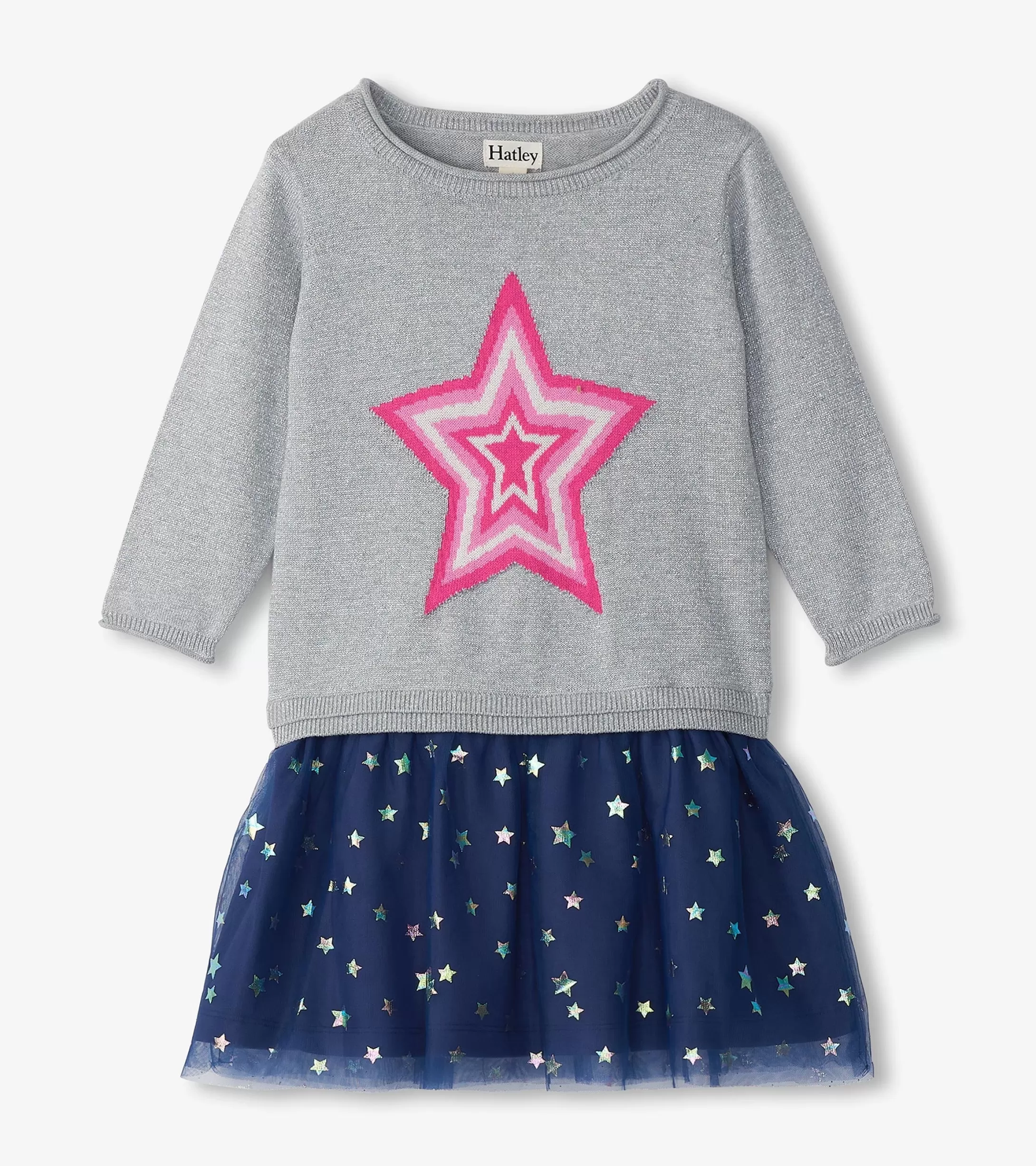 Hatley Girls Star Girl Sweater Dress Cheap