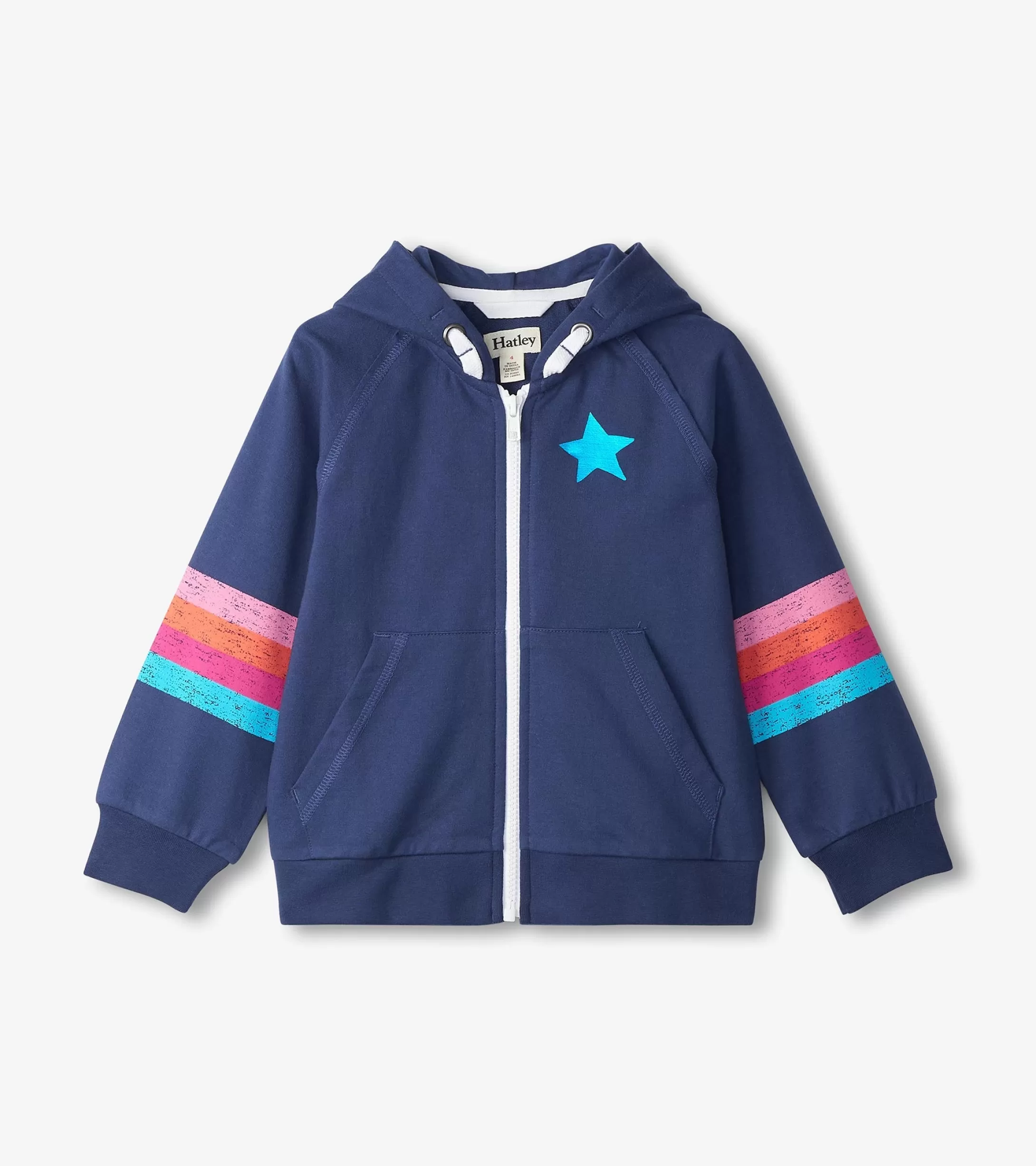 Hatley Girls Star Girl Zip-Up Hoodie Flash Sale