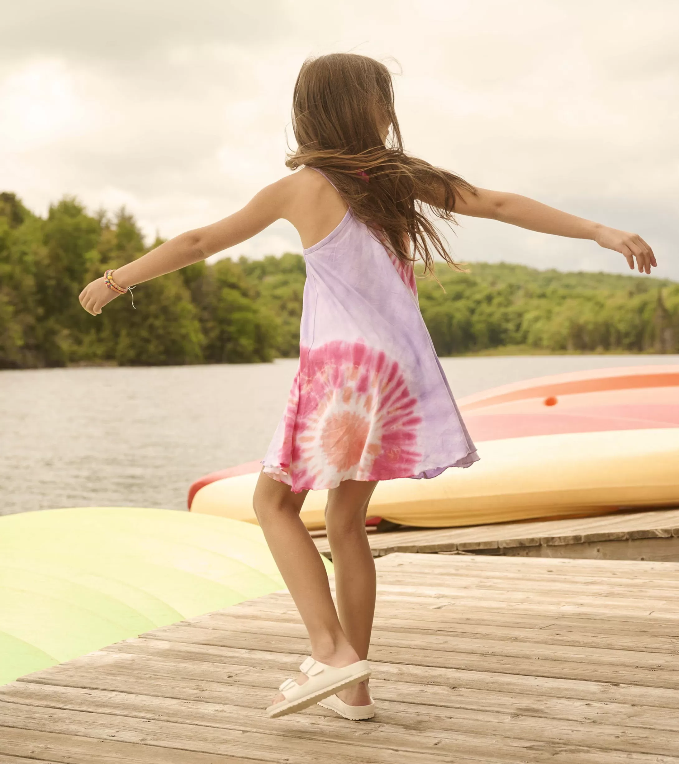 Hatley Girls Summer Sea Trapeze Dress Outlet