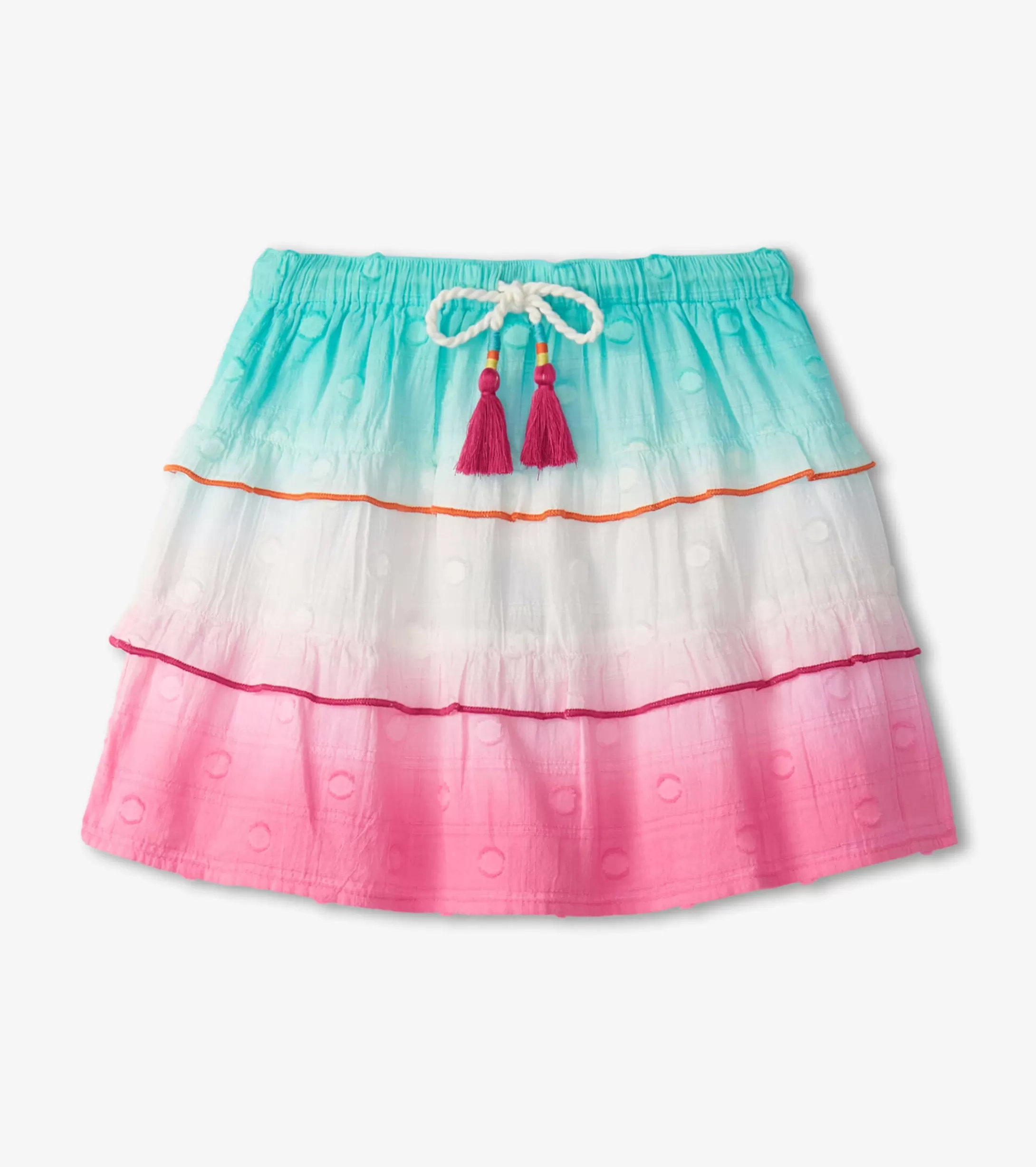 Hatley Girls Summer Waves Tiered Skirt Best Sale