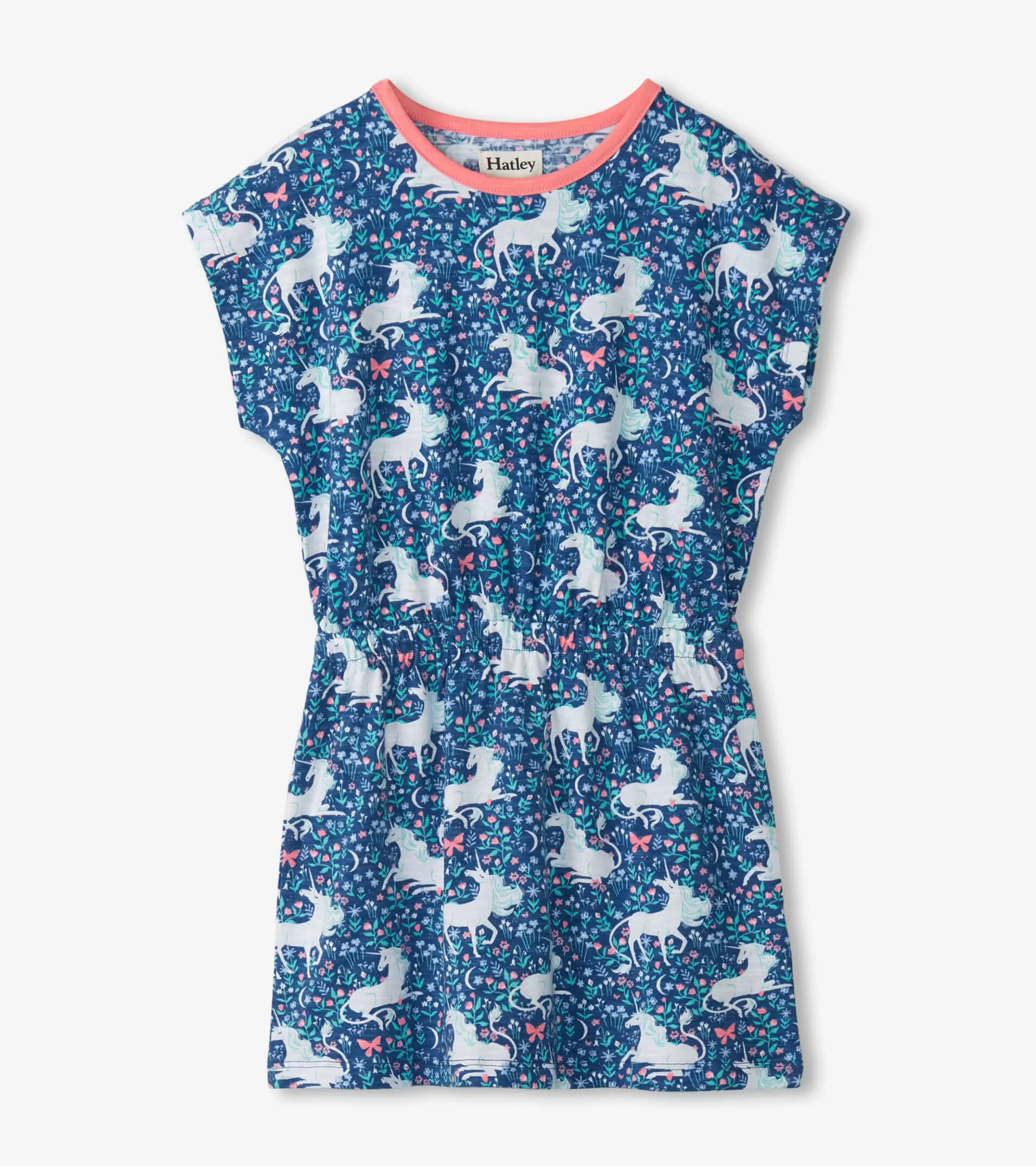 Hatley Girls Unicorn Garden Relaxed Dress Discount