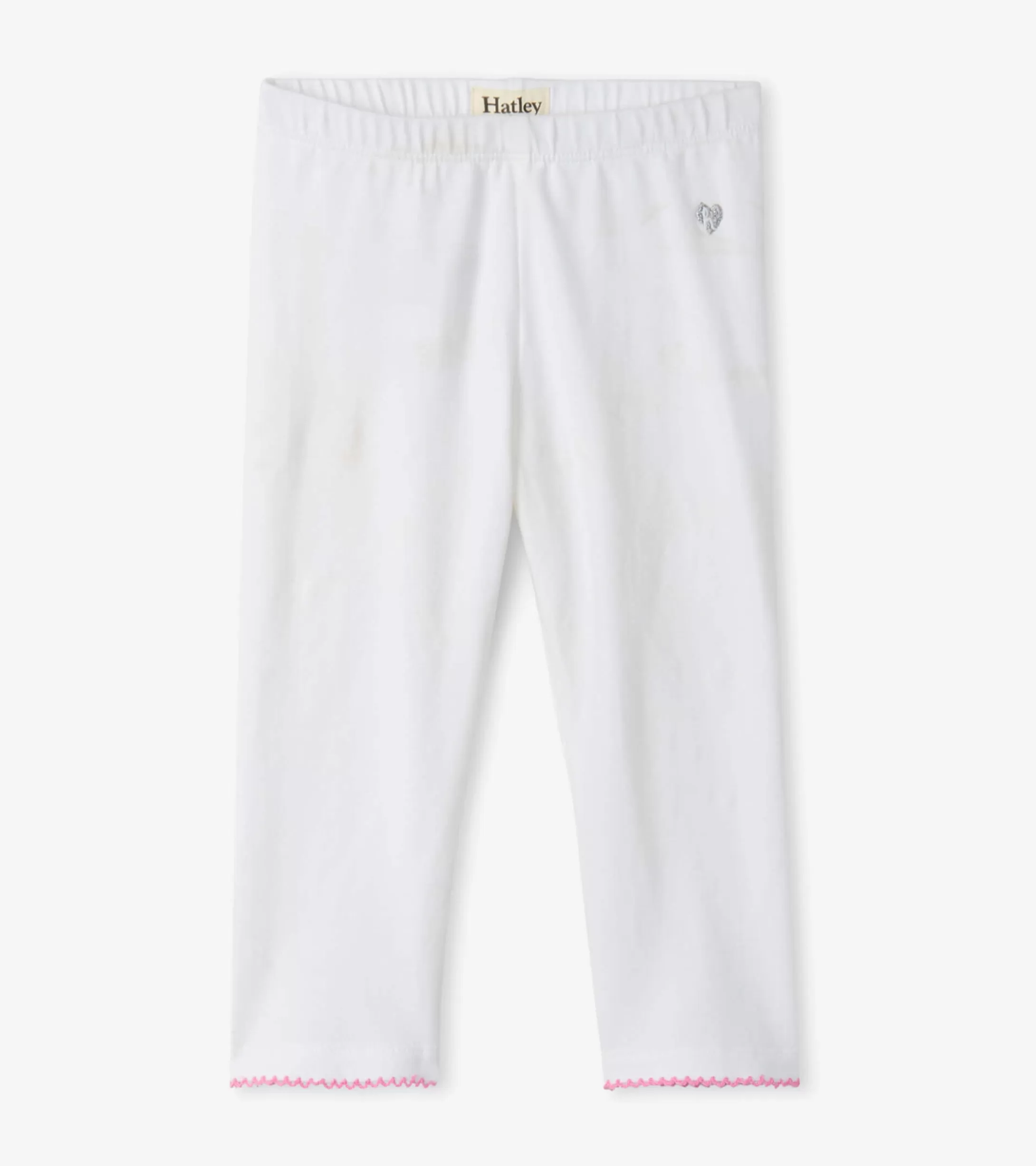 Hatley Girls White Summer Capri Leggings Sale