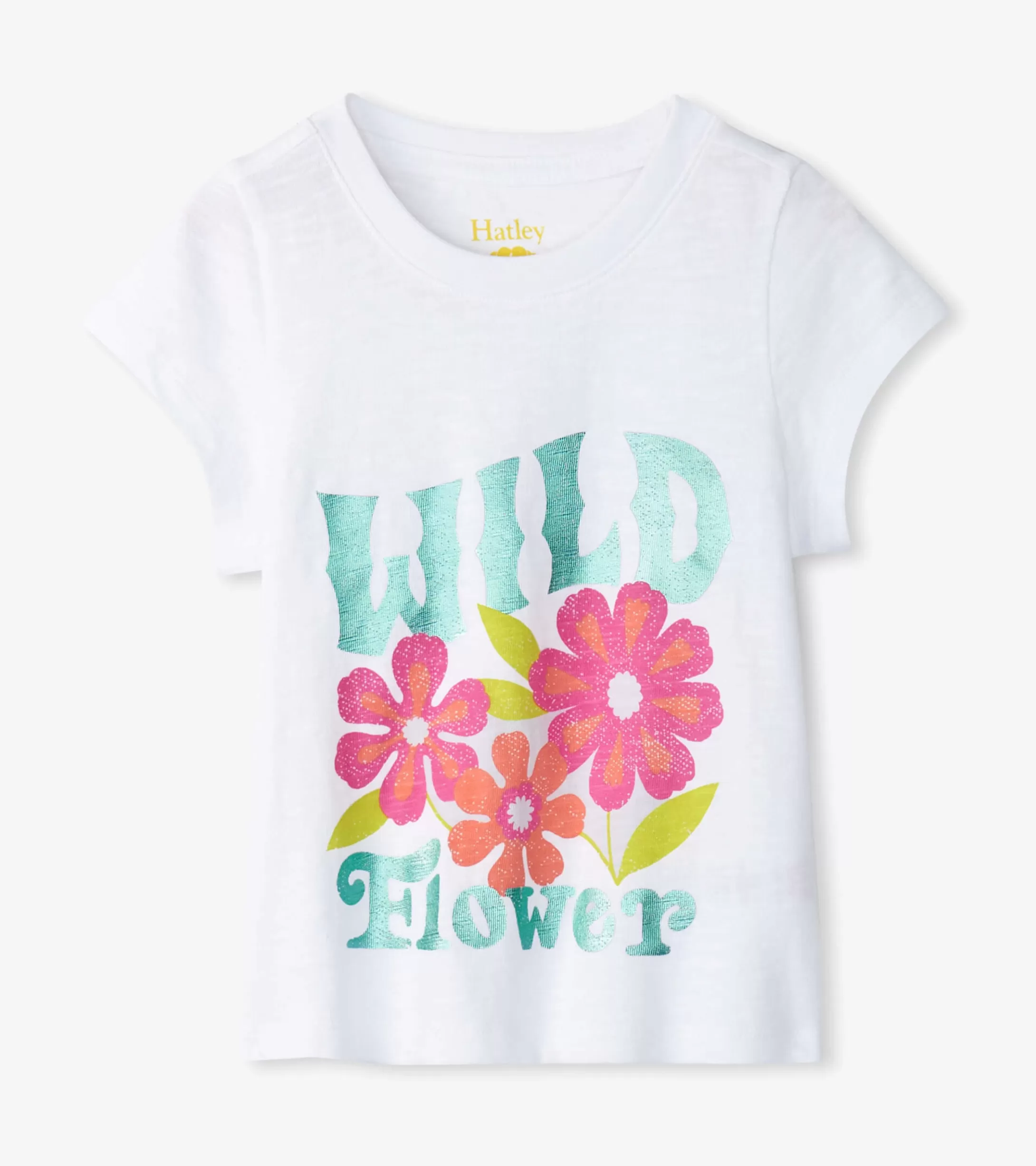 Hatley Girls Wild Flower Graphic Tee Clearance