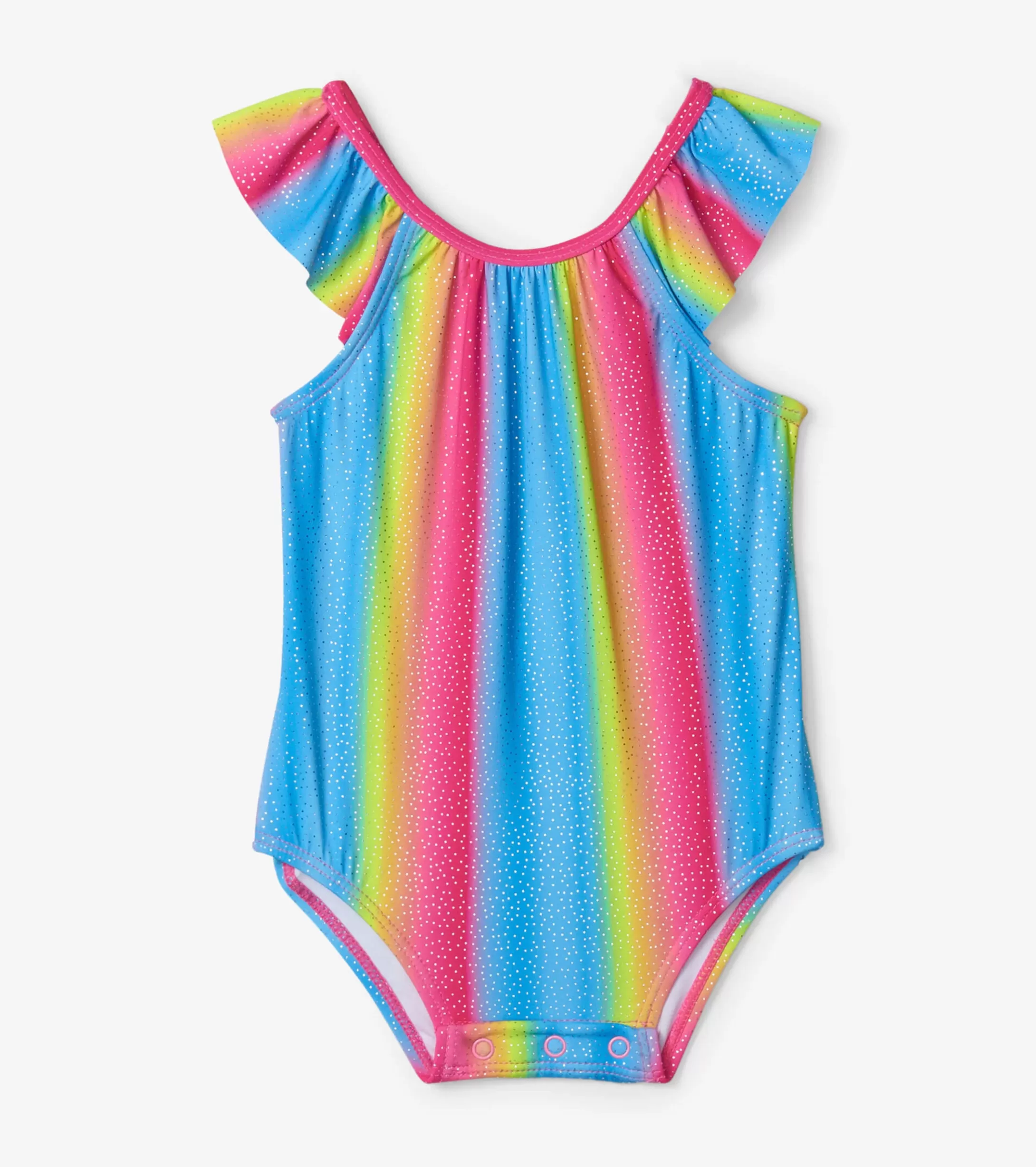 Hatley Jelly Bean Rainbow Baby Ruffle Swimsuit Clearance