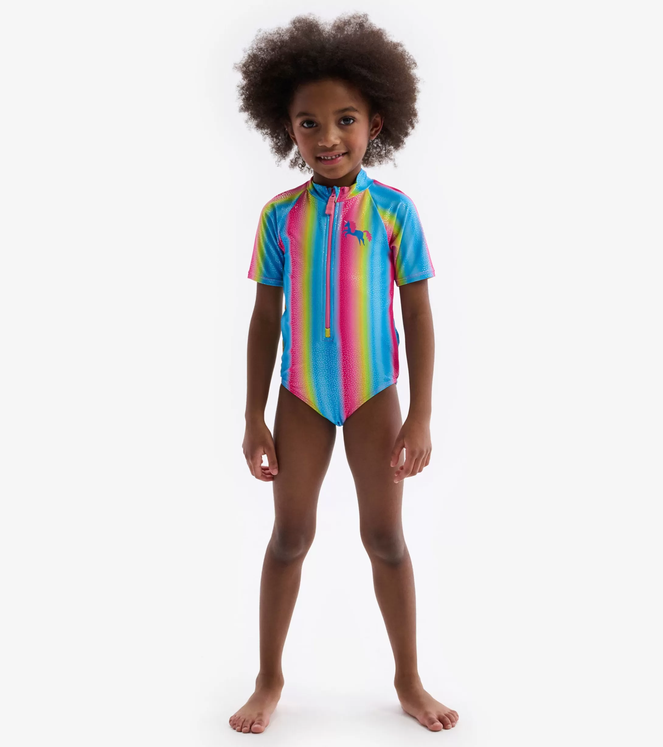 Hatley Jelly Bean Rainbow Rashguard One Piece New