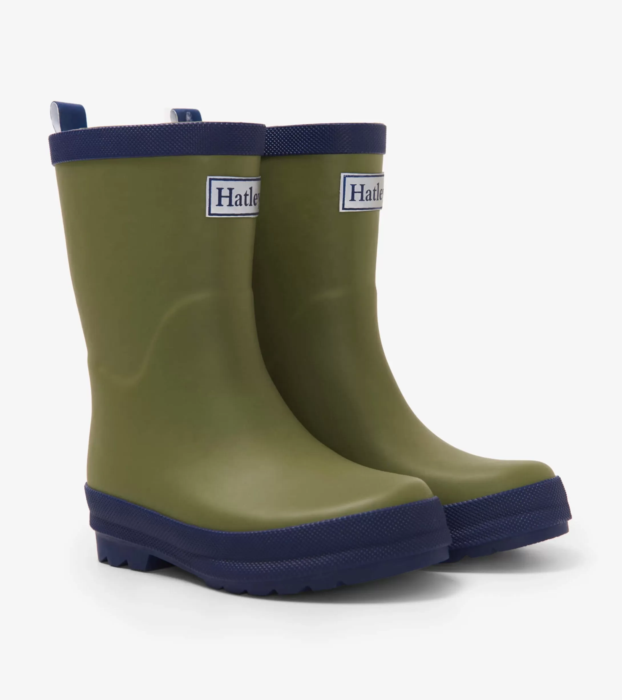 Hatley Kids Forest Green Matte Rain Boots Clearance