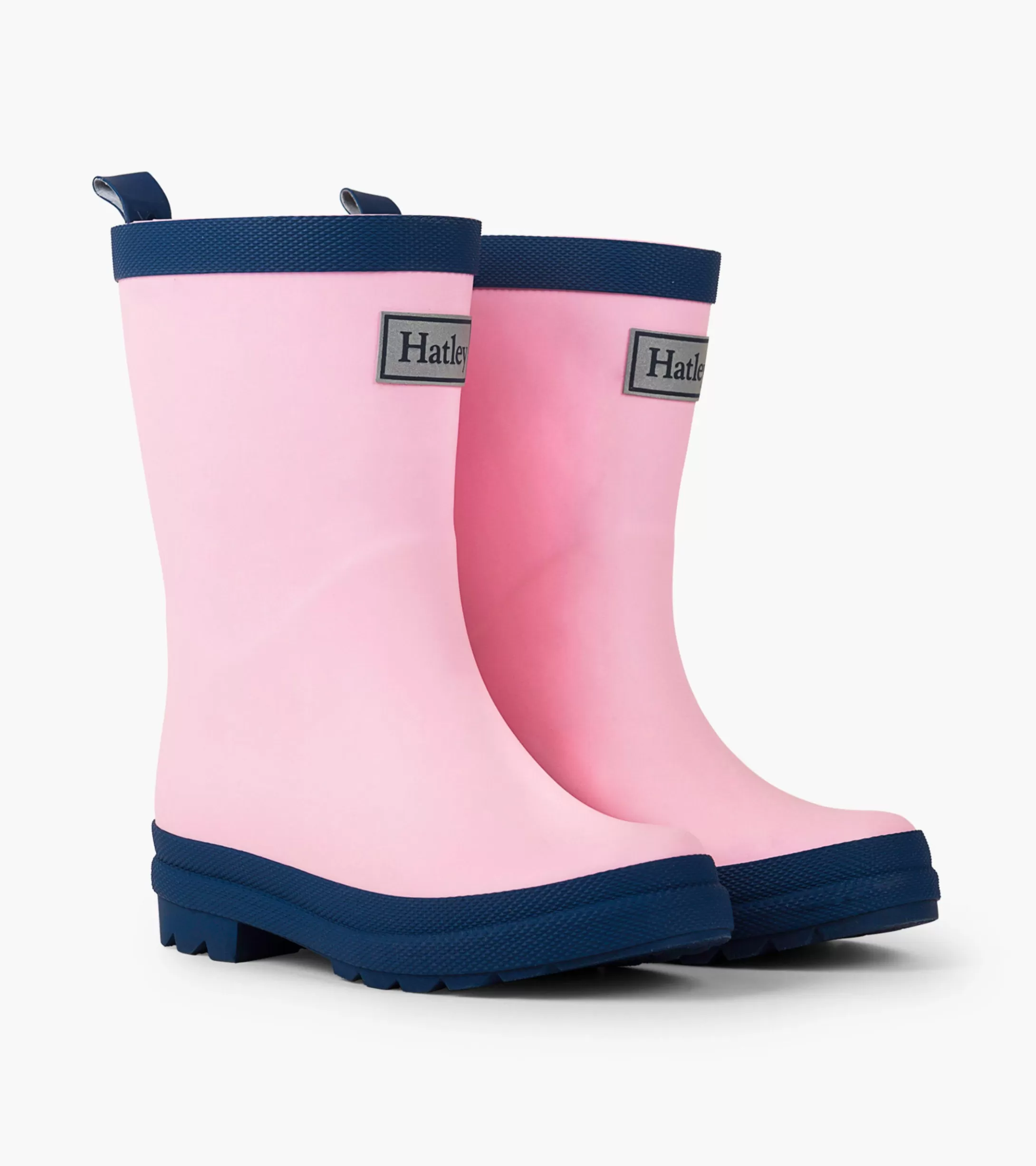 Hatley Kids Pink & Navy Matte Rain Boots Online