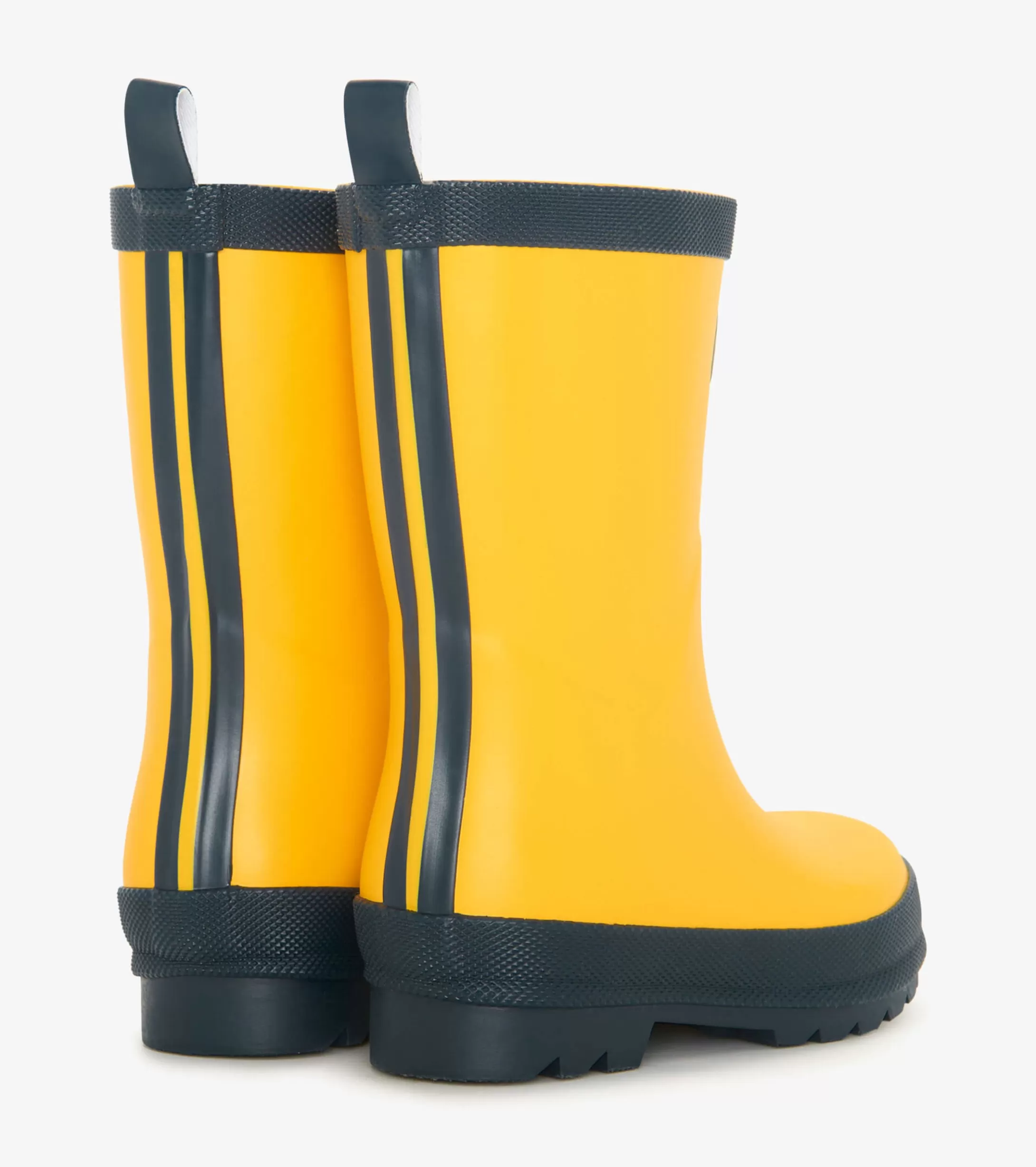 Hatley Kids Yellow & Navy Matte Rain Boots Sale