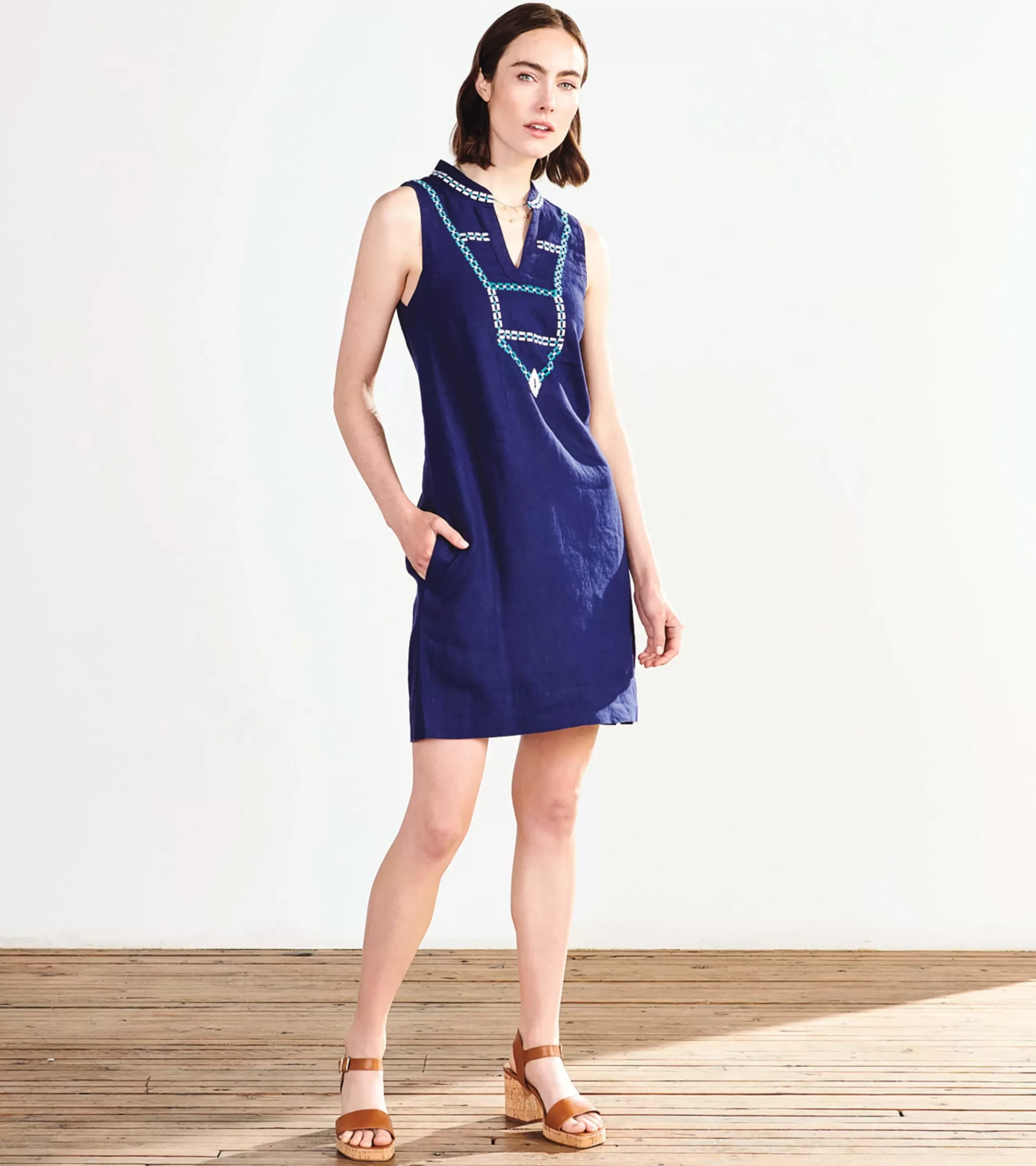 Hatley Marin Shift Dress - Patriot Blue Sale