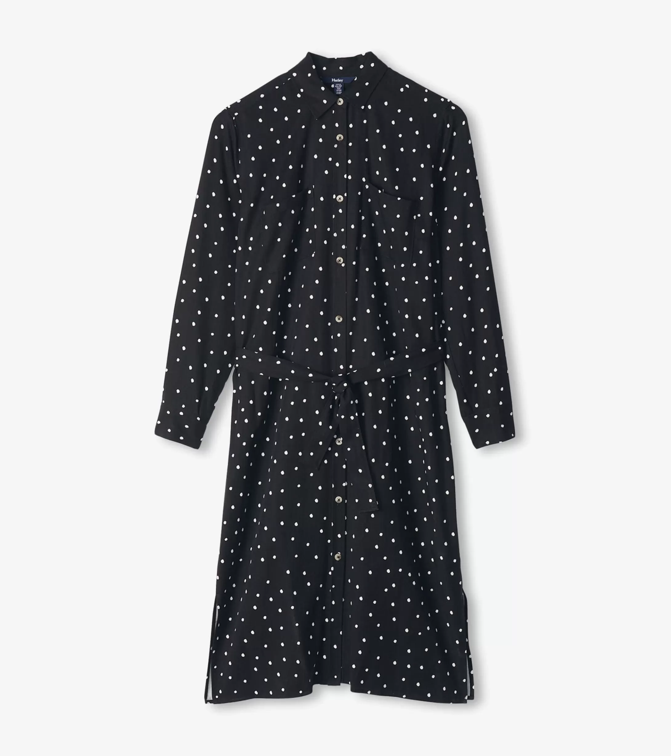 Hatley Midi Shirt Dress - Classic Spots Fashion