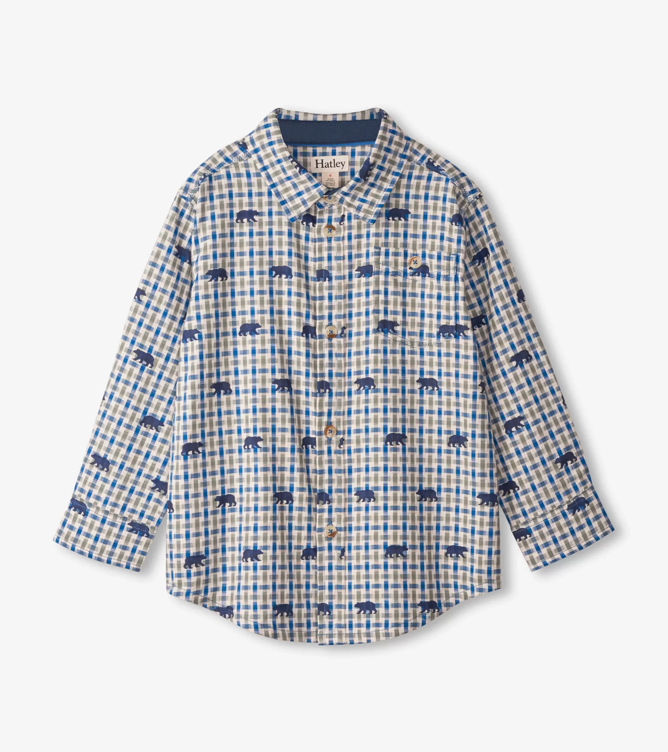 Hatley Mini Bears Button Down Shirt Sale