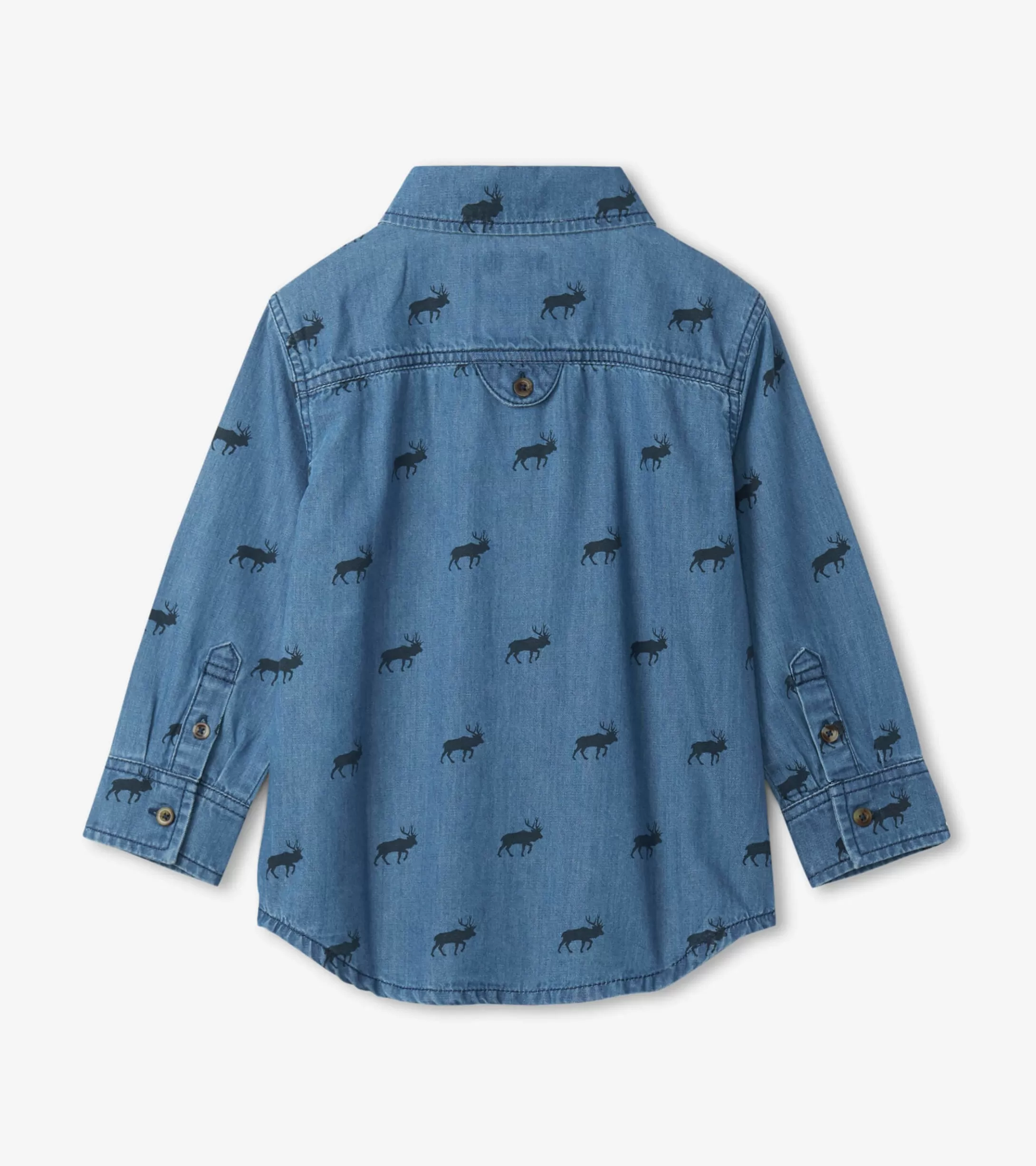 Hatley Mini Elk Button Down Shirt Flash Sale