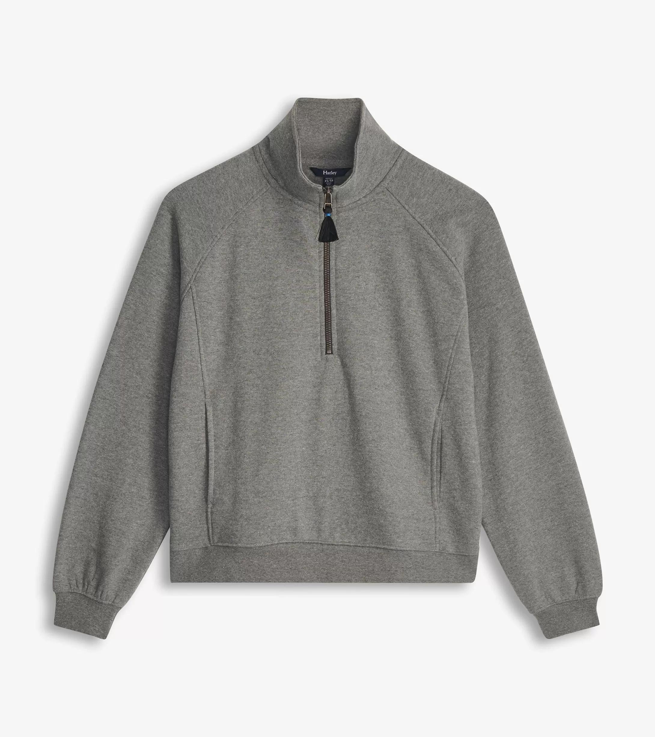 Hatley Mock Neck Pullover - Charcoal Heather Outlet