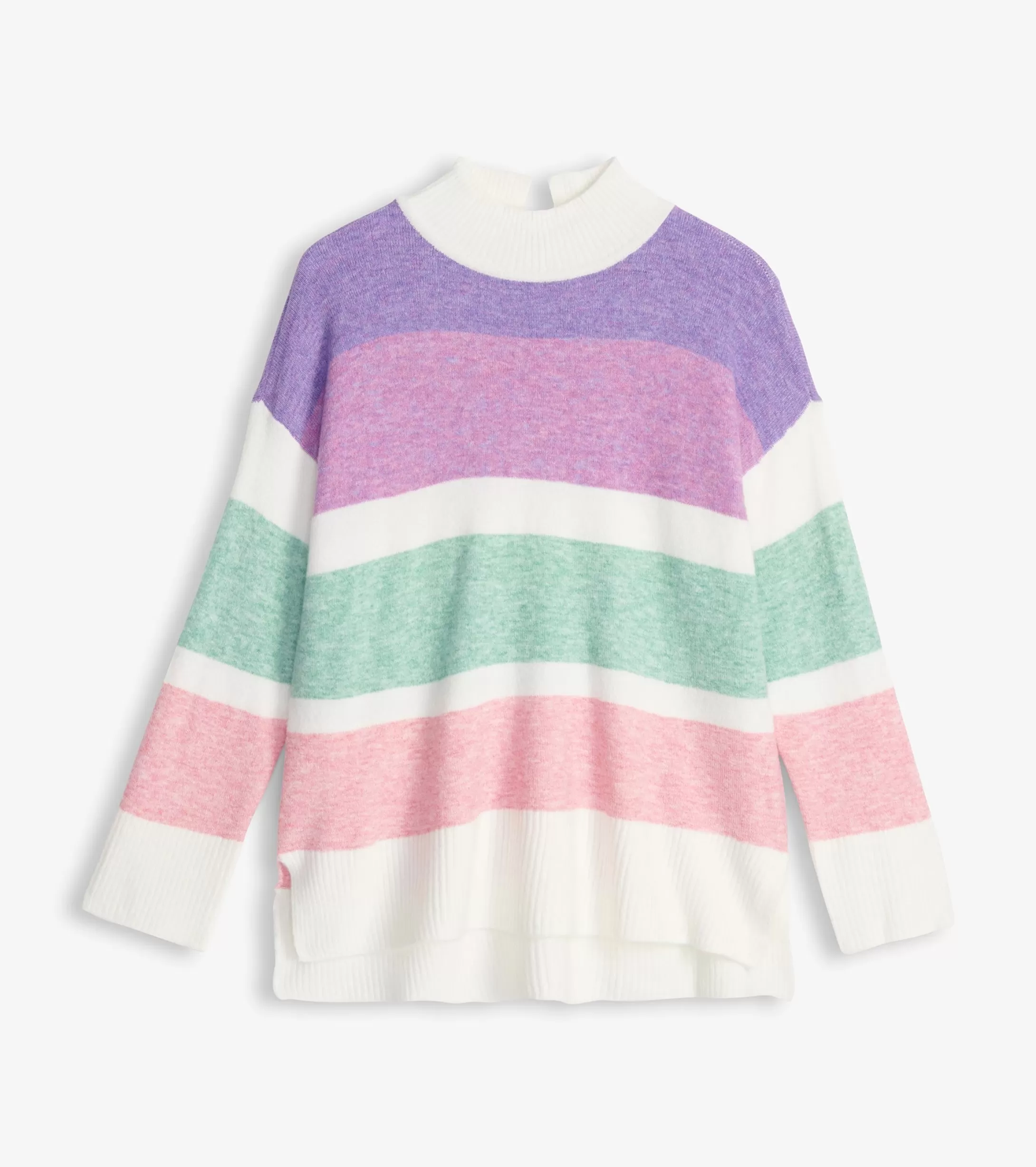 Hatley Mock Neck Tunic - Sunrise Colour Block Outlet