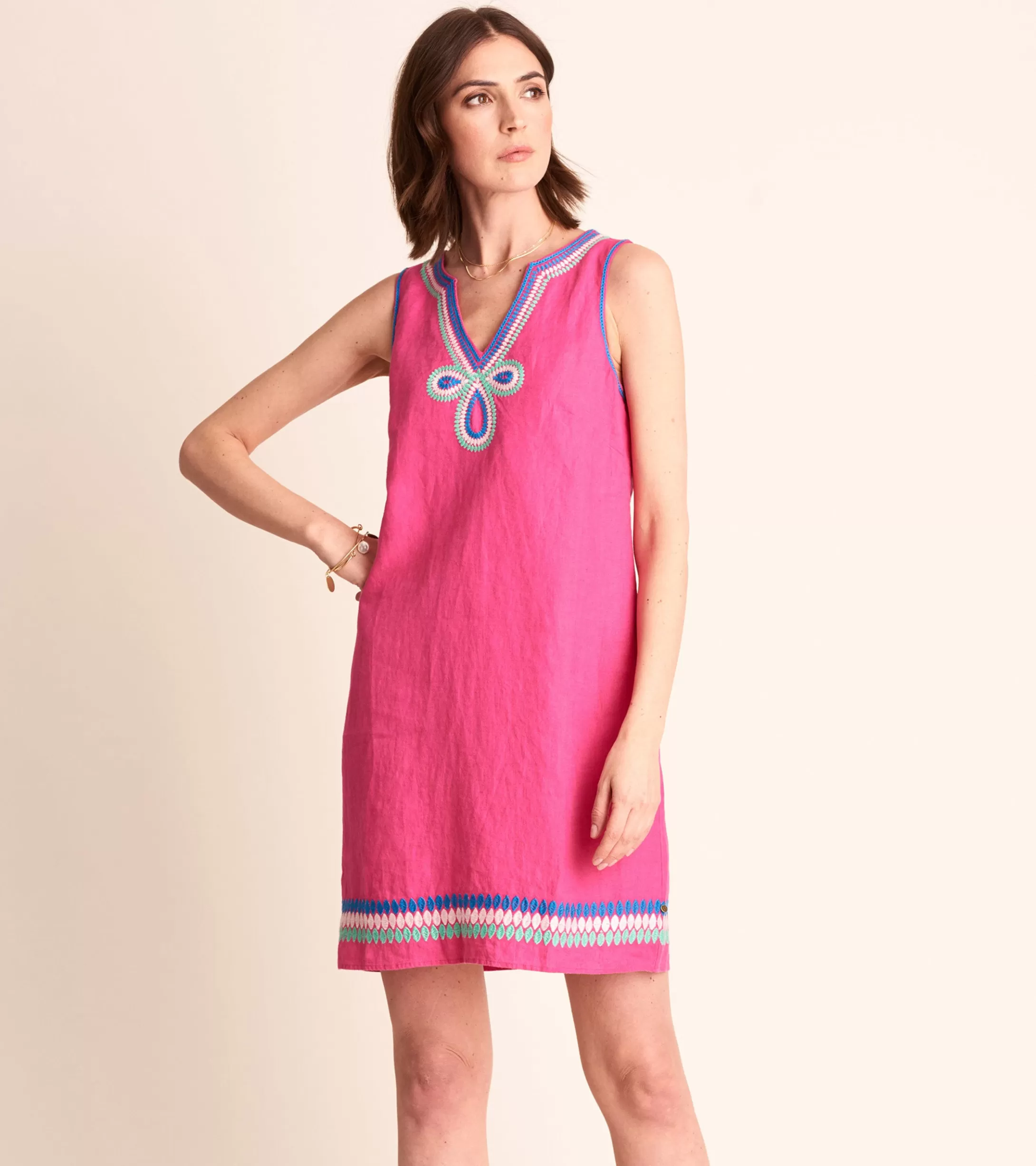 Hatley Portia Sheath Dress - Fuchsia Clearance