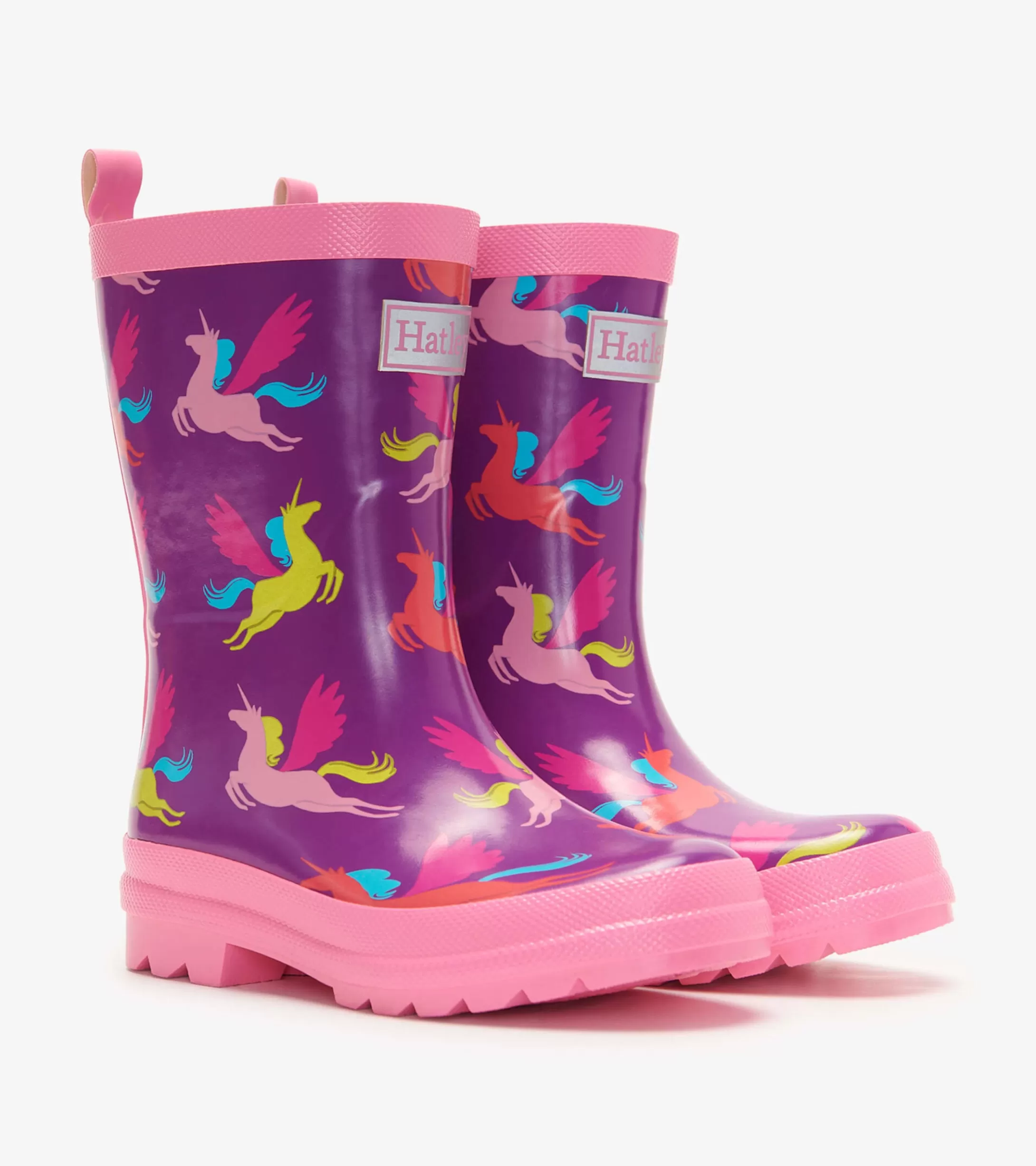 Hatley Pretty Unicorn Shiny Kids Rain Boots Clearance