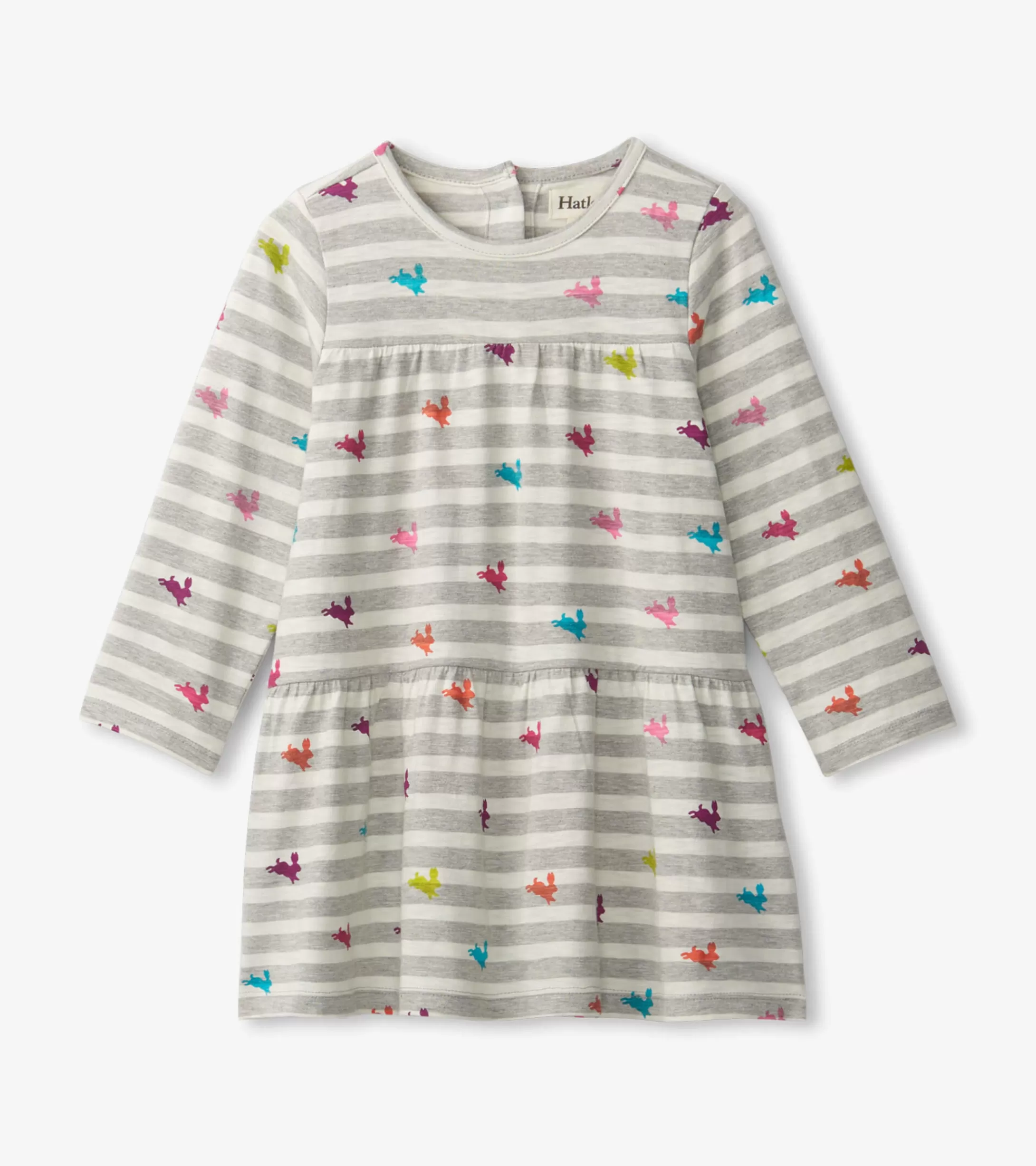 Hatley Rainbow Bunnies Tiered Dress Cheap