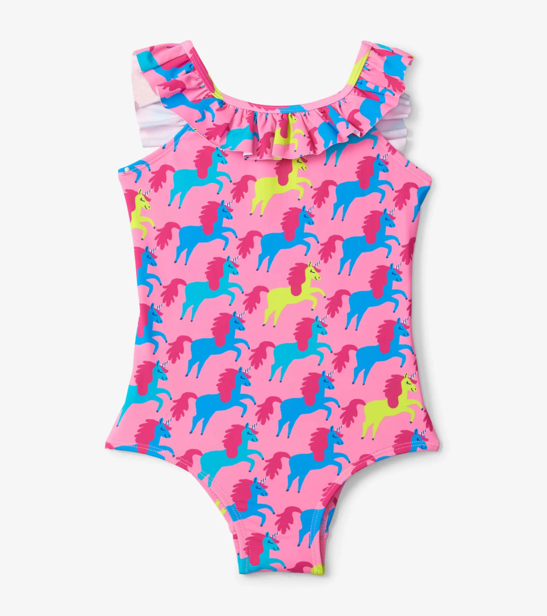 Hatley Rock Star Unicorn Ruffle Sleeve Swimsuit Hot