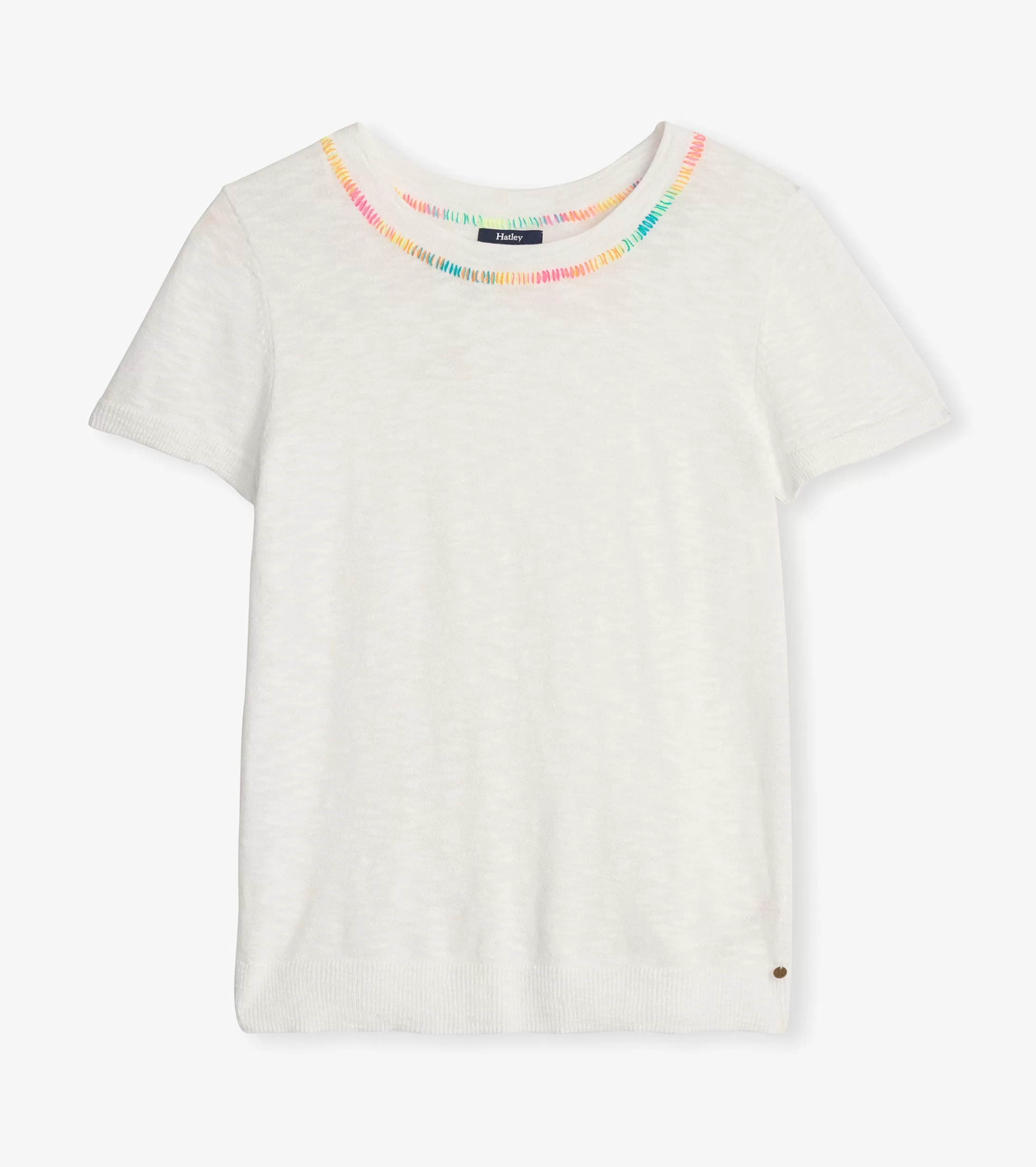 Hatley Simone Knit Tee - White Best