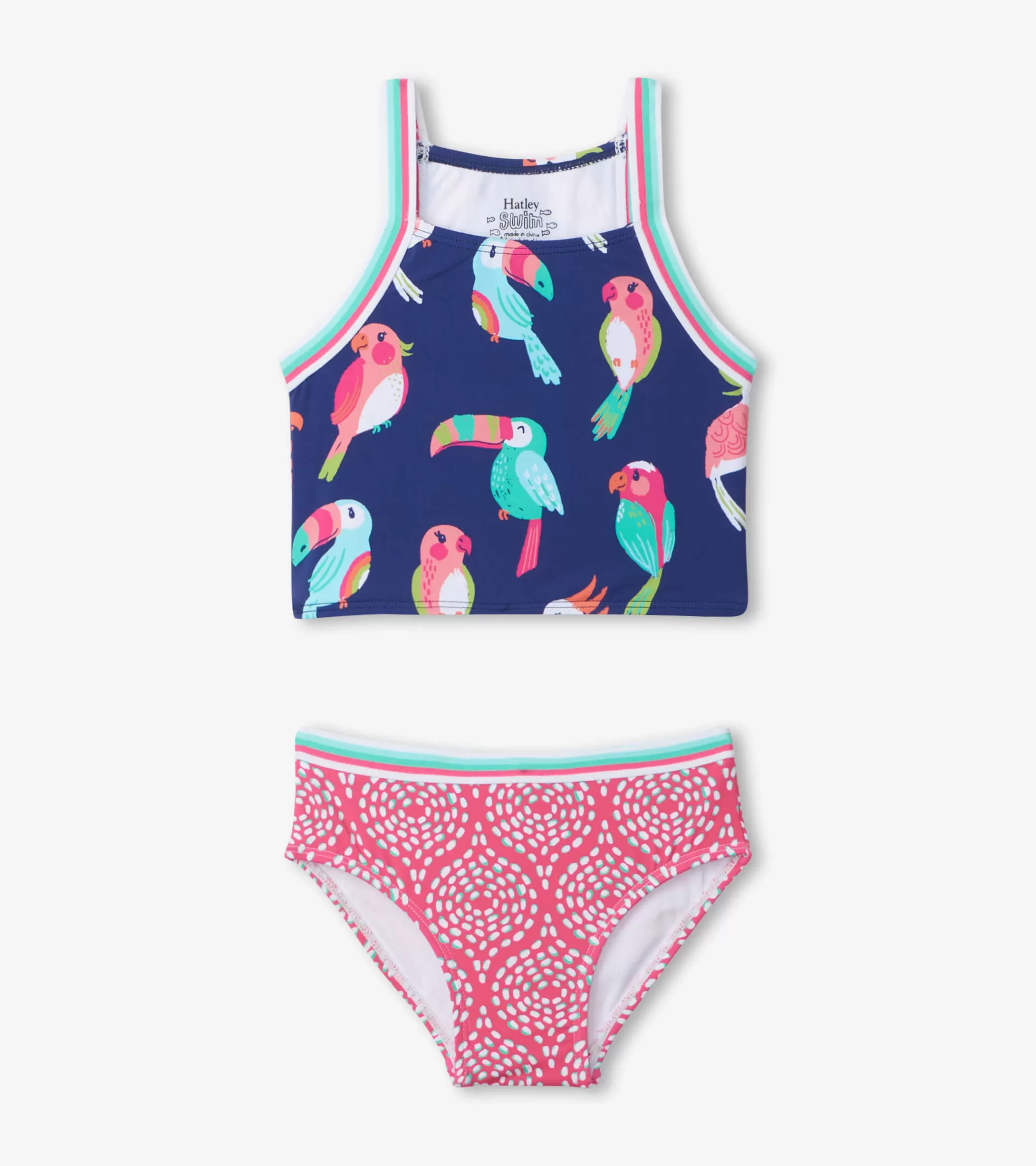 Hatley Tropical Birds Tankini Set Hot