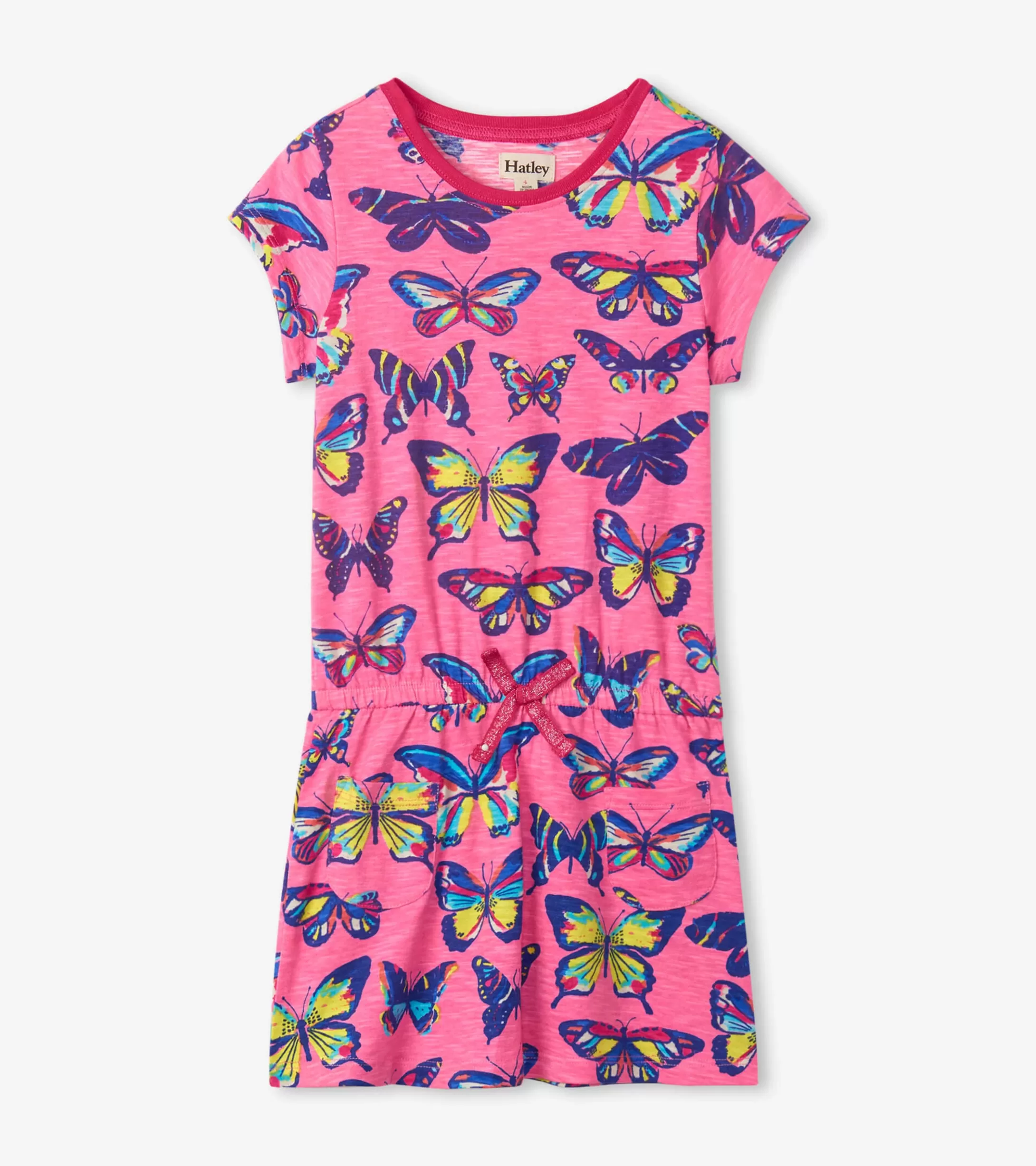 Hatley Vibrant Butterflies Drop Waist Dress Cheap